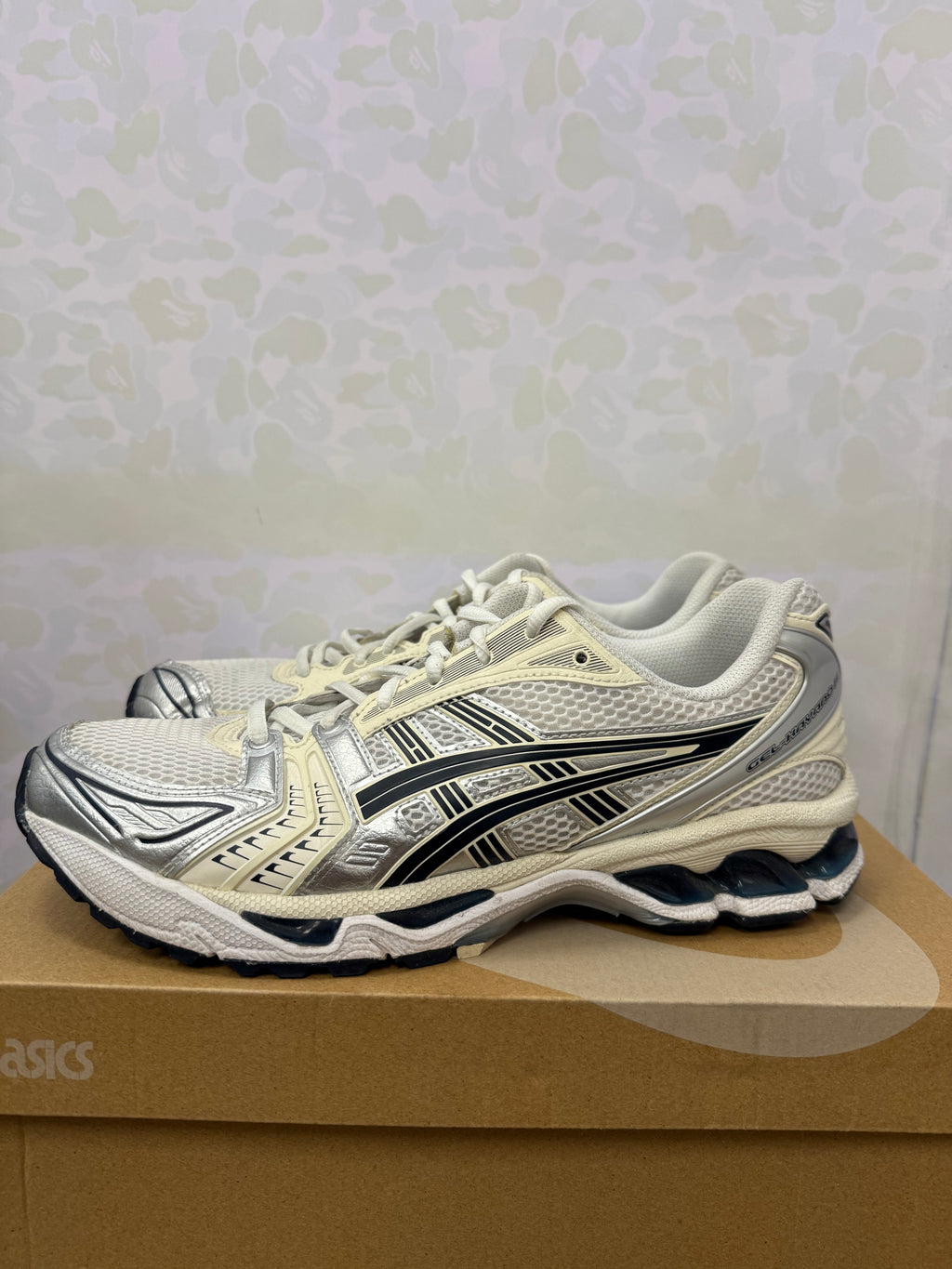 ASICS Gel-Kayano 14 “White Midnight” Size 11W / 9.5M Preowned