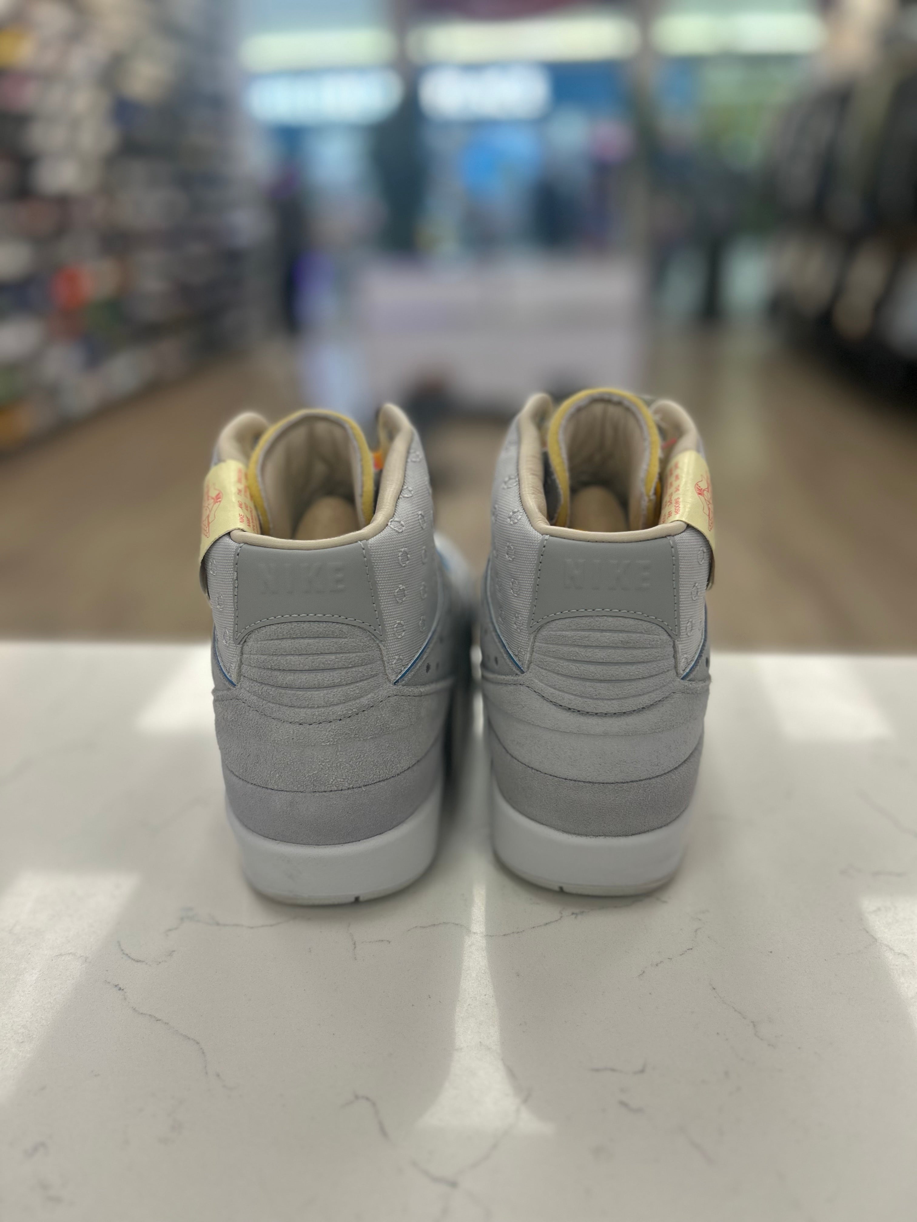 Jordan 2 Retro SP “Union Grey Fog” Preowned Size 9M