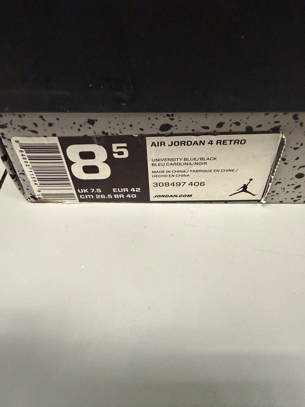 Jordan 4 Retro "Travis Scott Cactus Jack" Size 8.5 Preowned