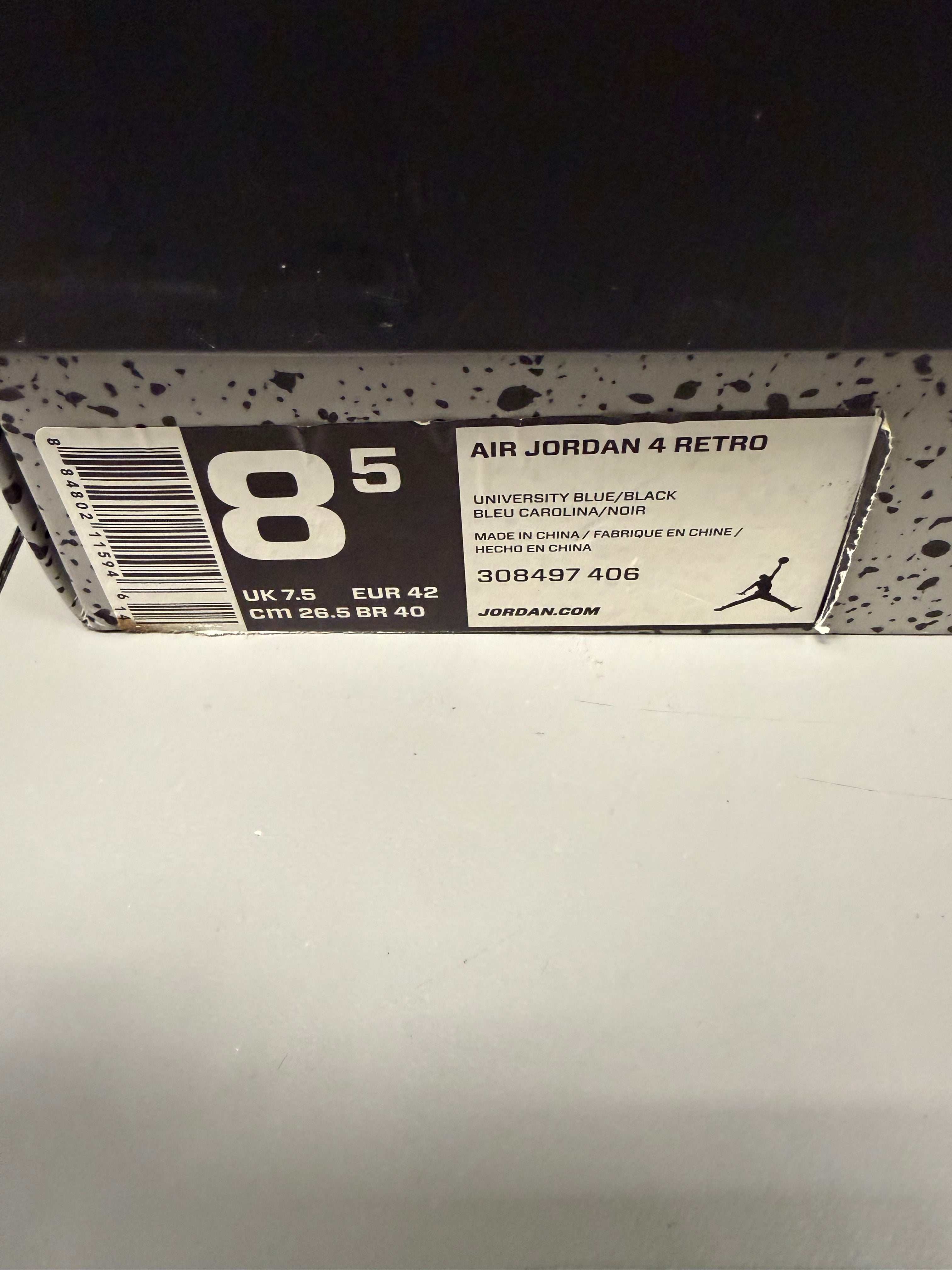 Jordan 4 Retro "Travis Scott Cactus Jack" Size 8.5 Preowned
