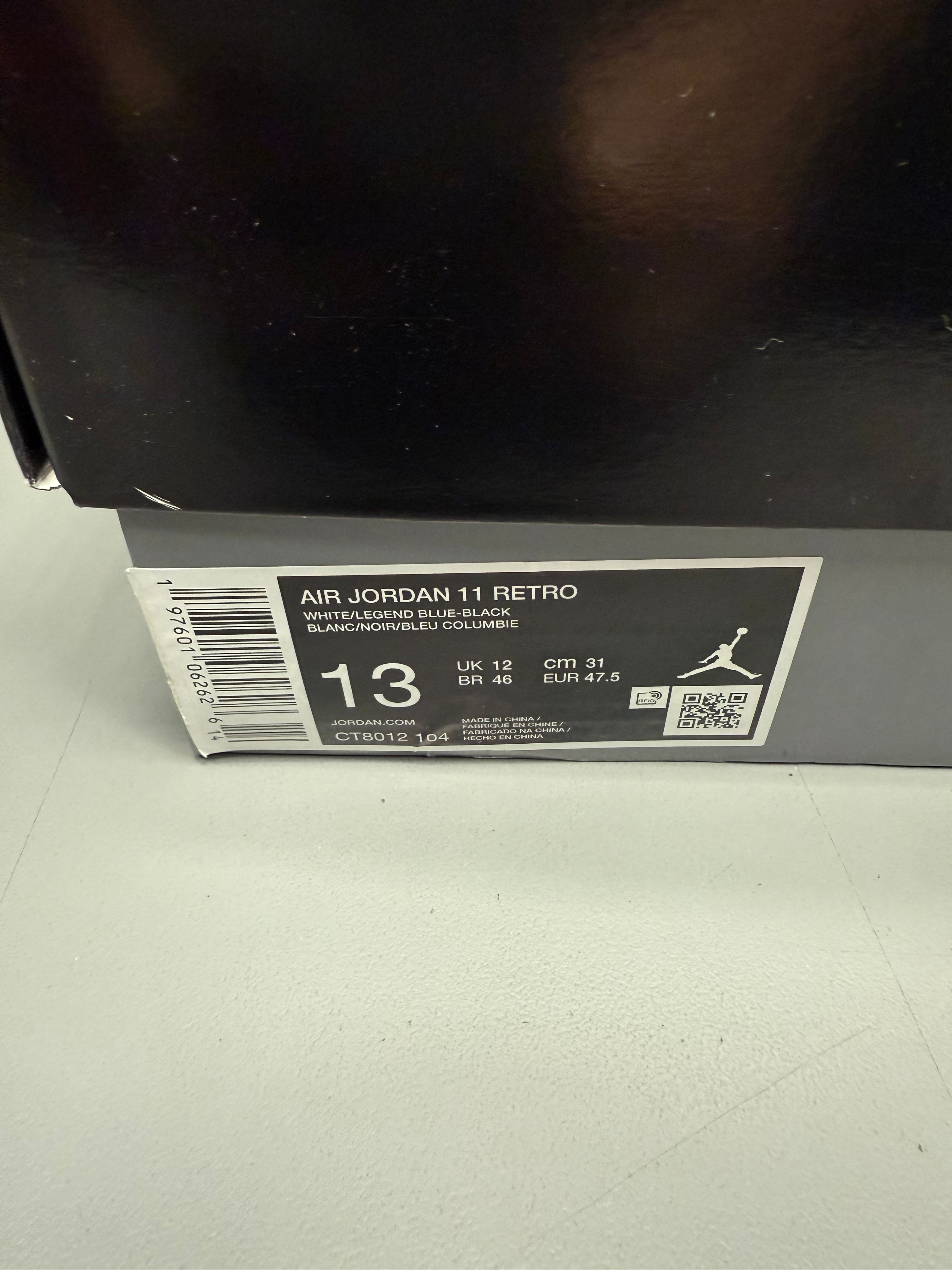 Jordan 11 High "Legend Blue" Size 13 Preowned
