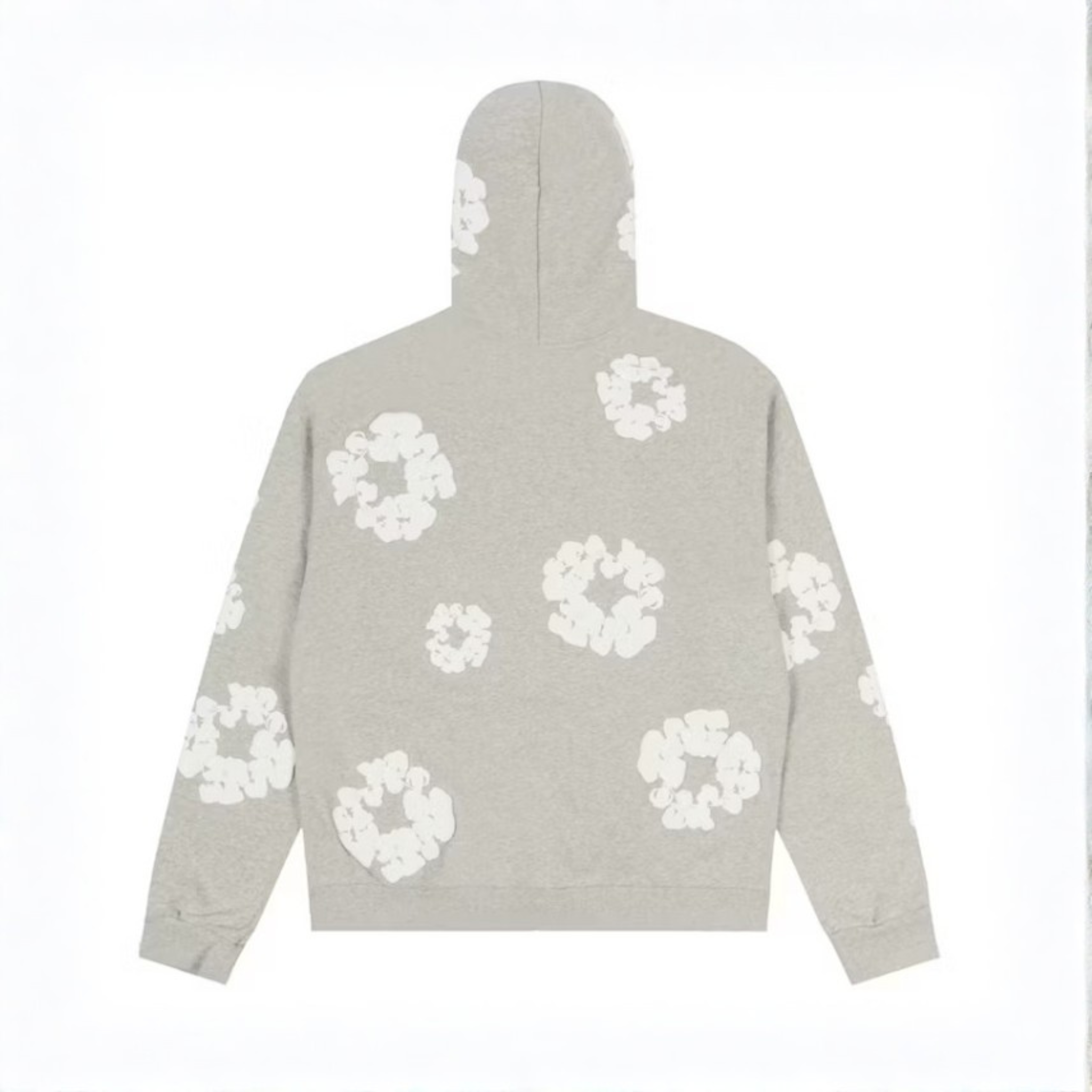 Denim Tears Cotton Wreath Hoodie "Grey" Zip Up