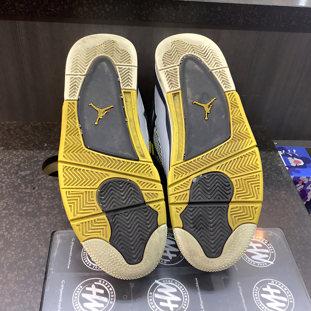 JORDAN 4 “Vivid Sulfur” Size 11W/9.5M PRE OWNED