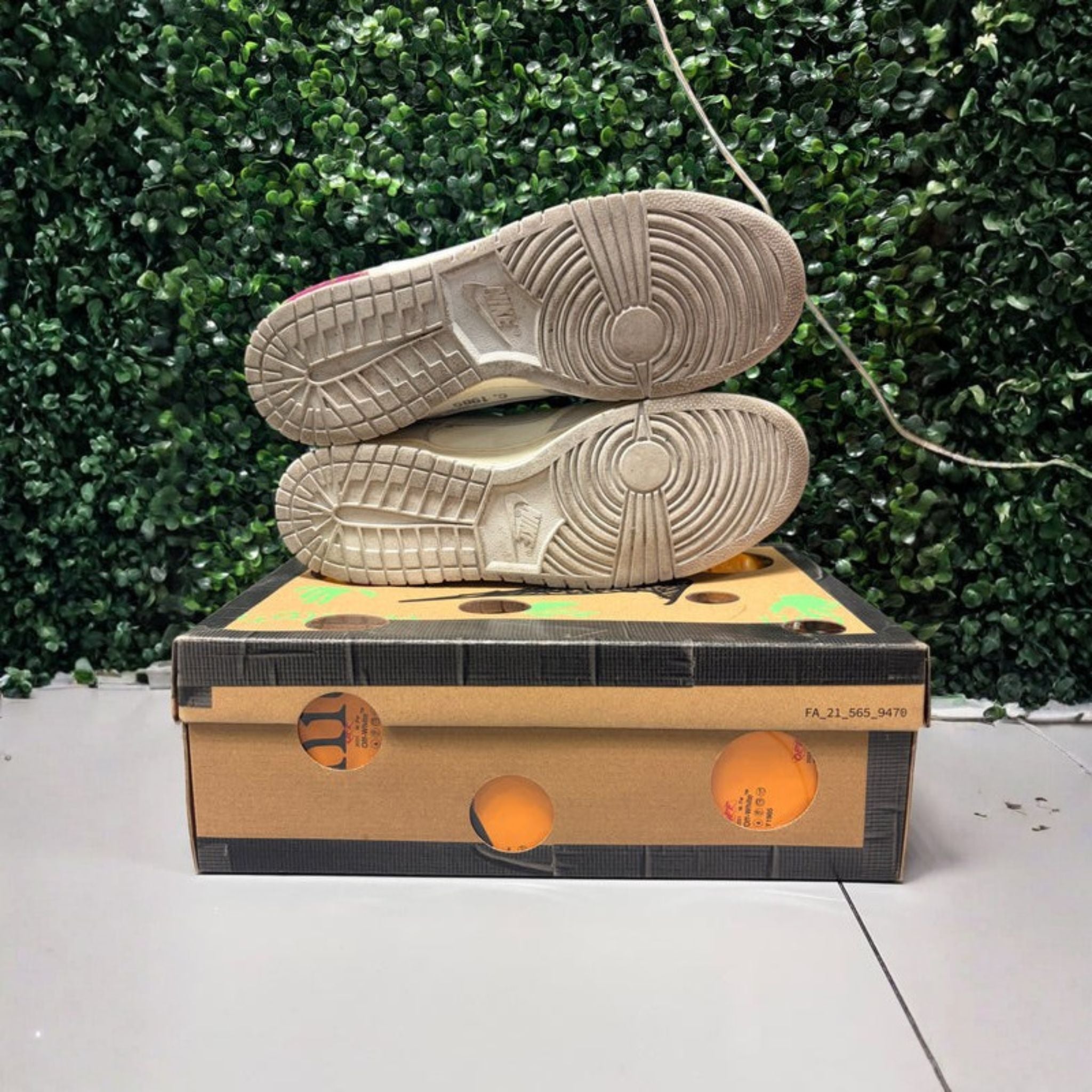 Nike Dunk Low Off-White "Lot 4" Size 12 Preowned