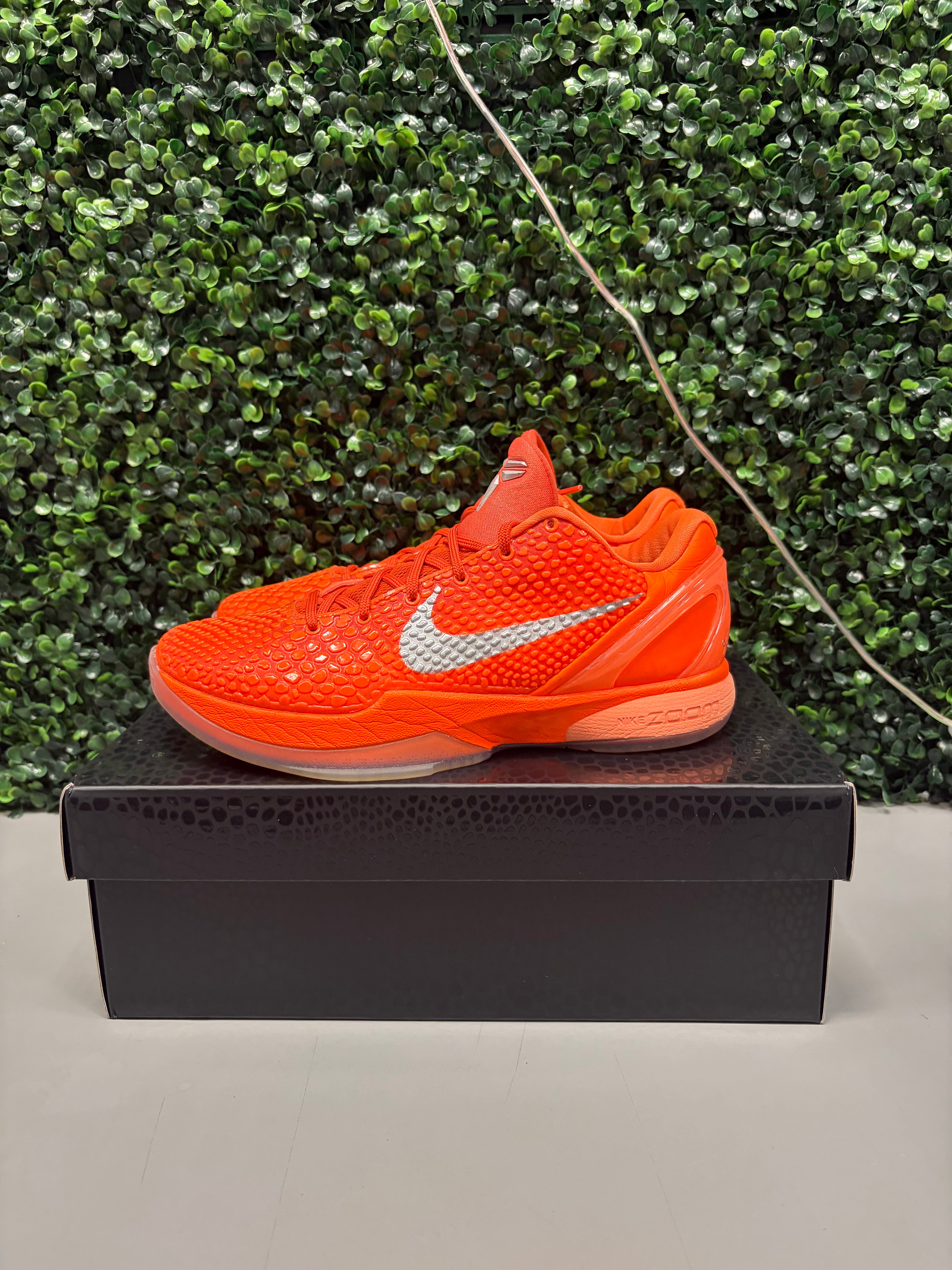 Nike Kobe 6 Protro "Total Orange" Size 8.5 Preowned