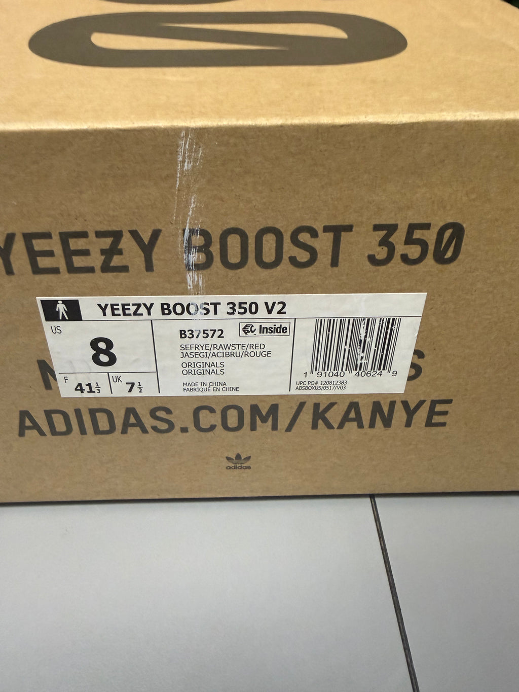 adidas Yeezy Boost 350 V2 "Semi Frozen Yellow" Size 8 Preowned