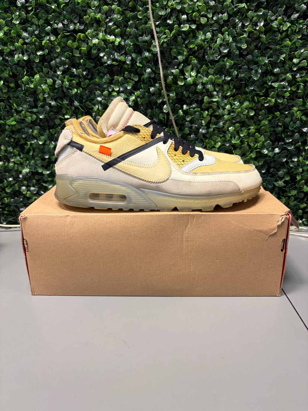 Nike Air Max 90 "Off-White" Size 11 Preowned