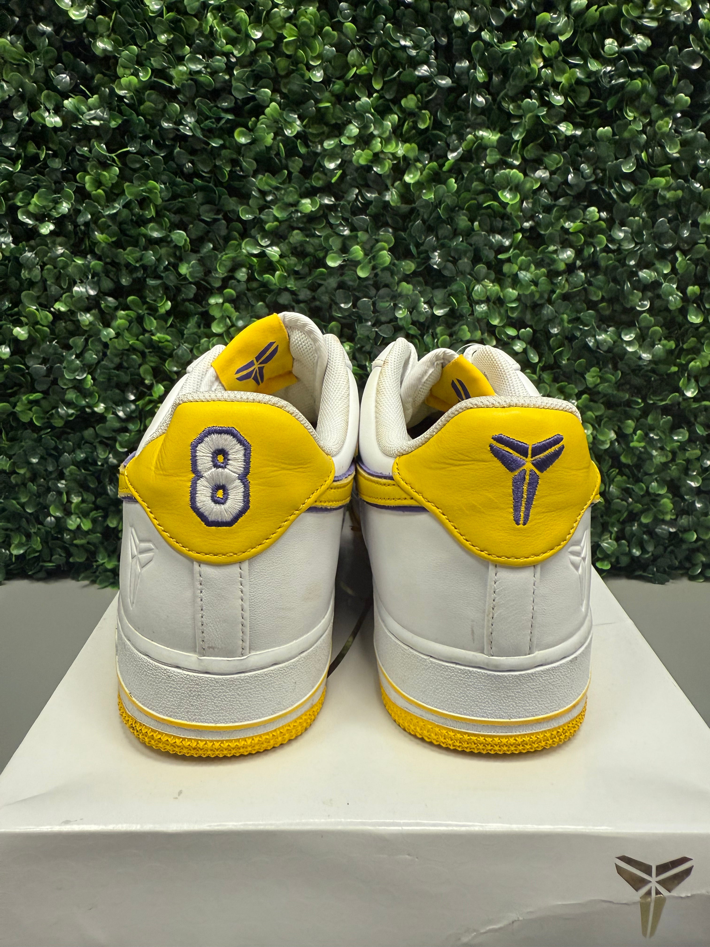 Nike Kobe Air Force 1 "Lakers Home" Size 11 Preowned