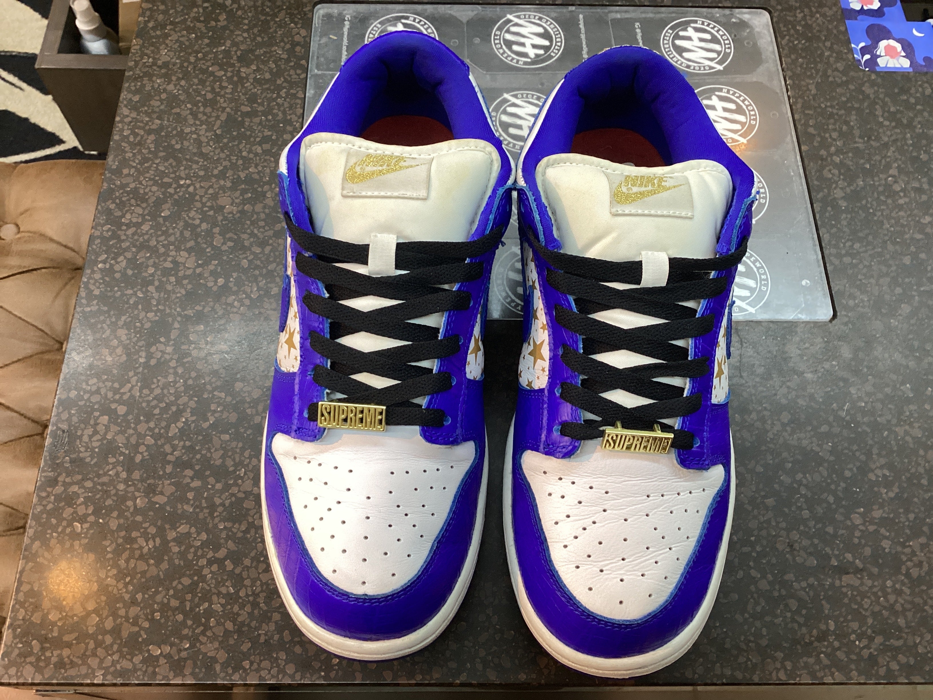 Nike SB Dunk Low x Supreme “Hyper Royal” Preowned Size 8 No Box