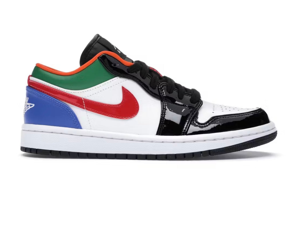 Jordan 1 Low "Multi-Color Black Toe (Women's)"