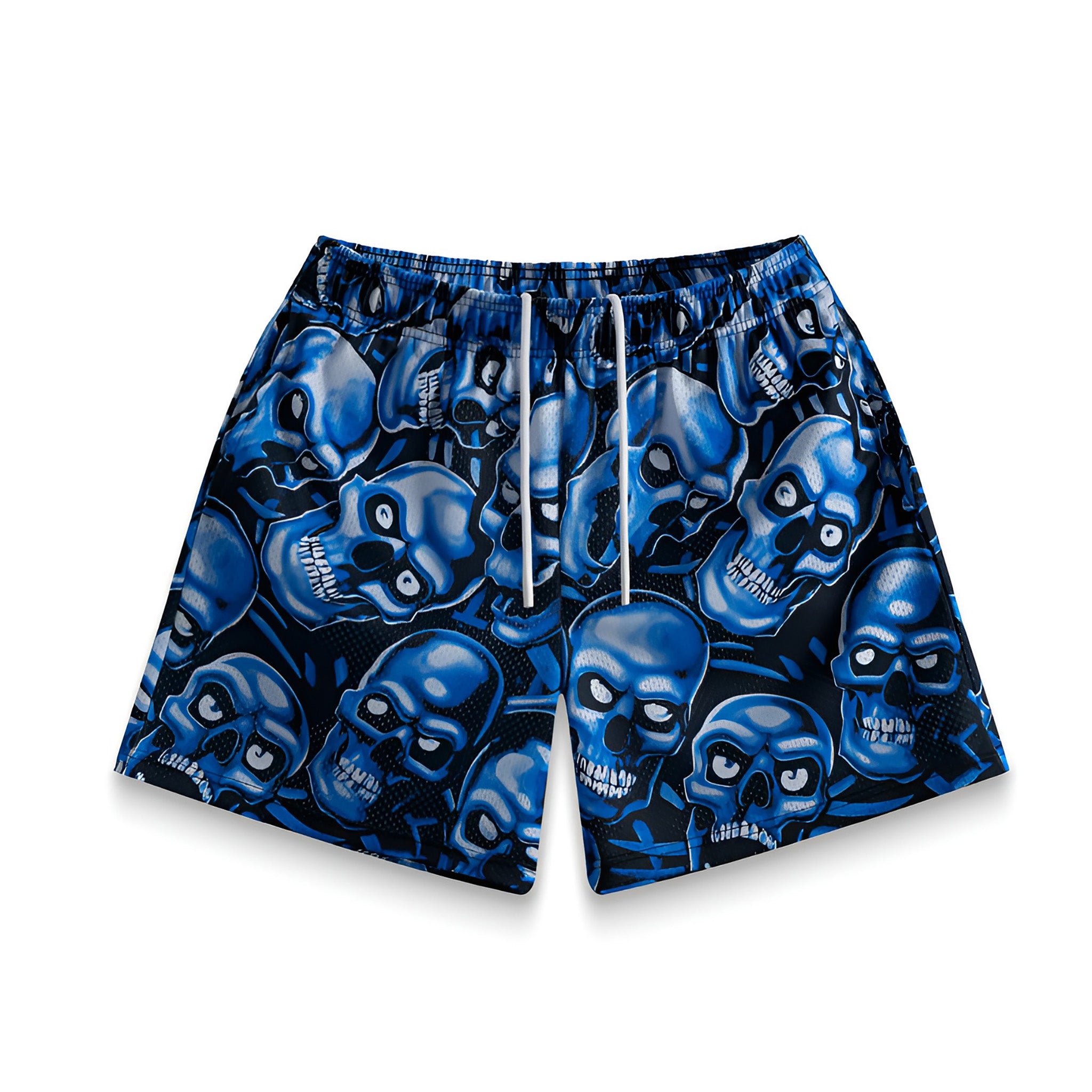 Bravest Studios "Blue Skully Shorts"