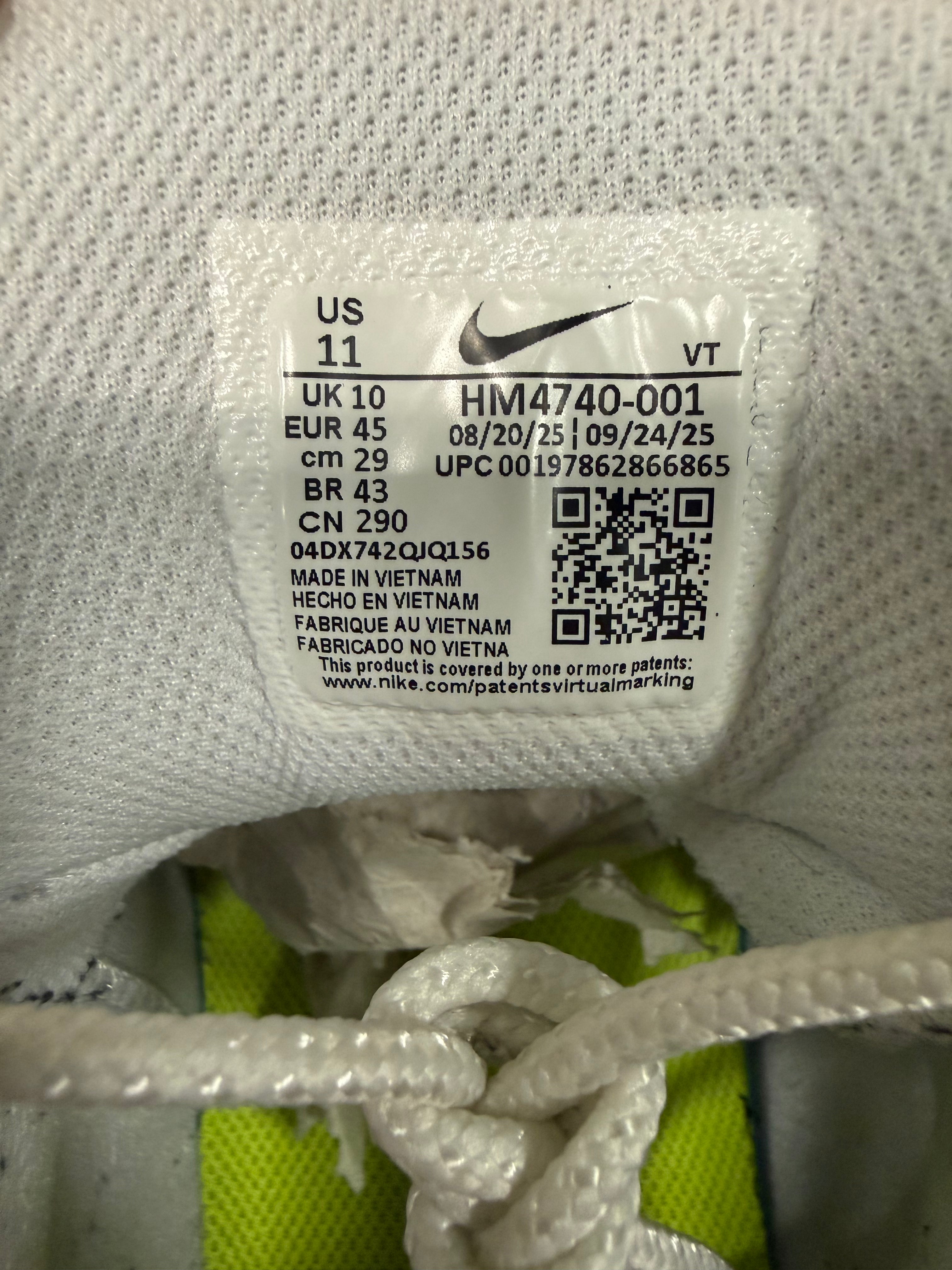 Nike Air Max 95 OG Big Bubble "Neon" Size 11 Preowned