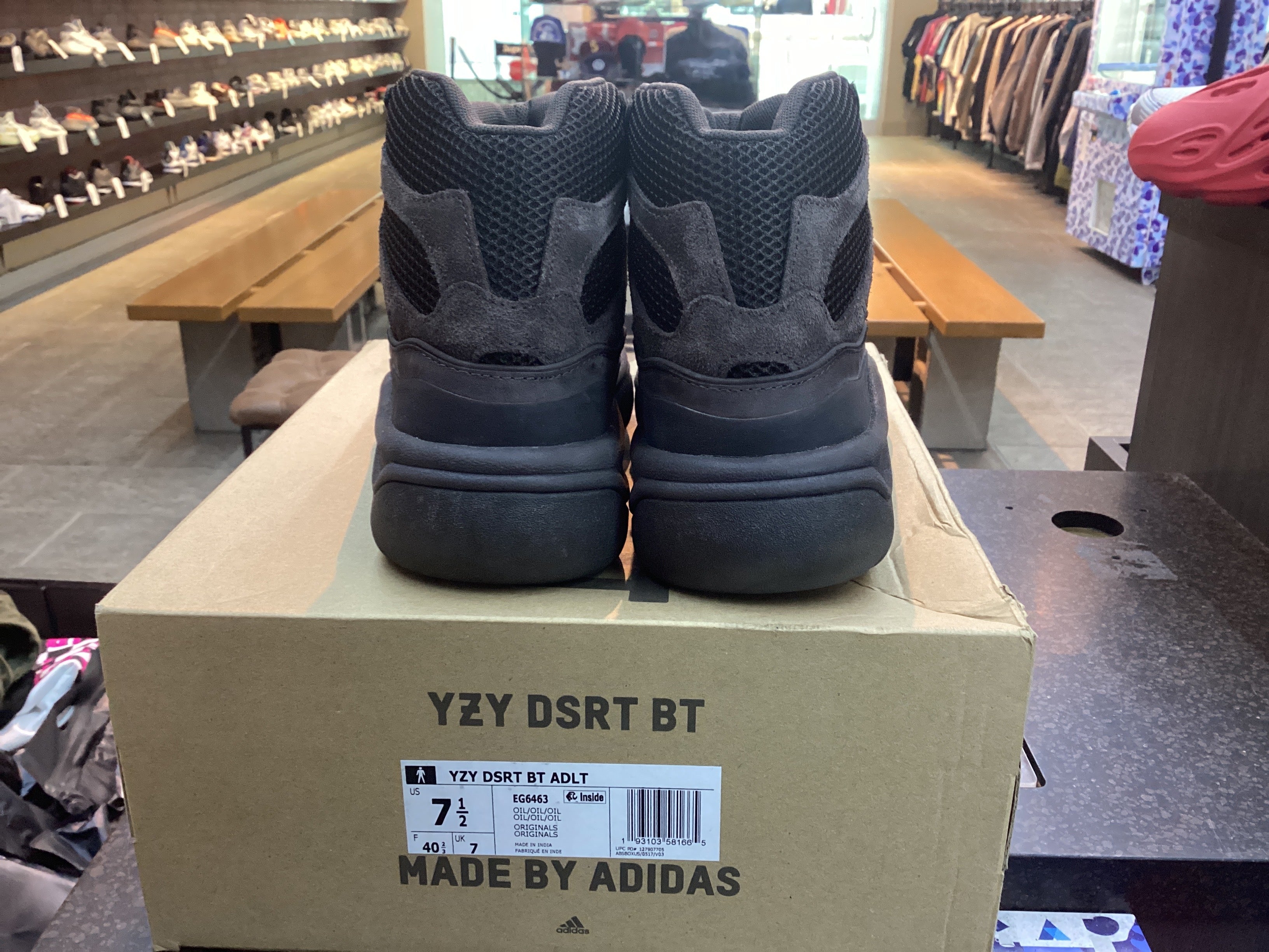 Yeezy Desert Boot “Oil” Size 7.5 Pre Owned