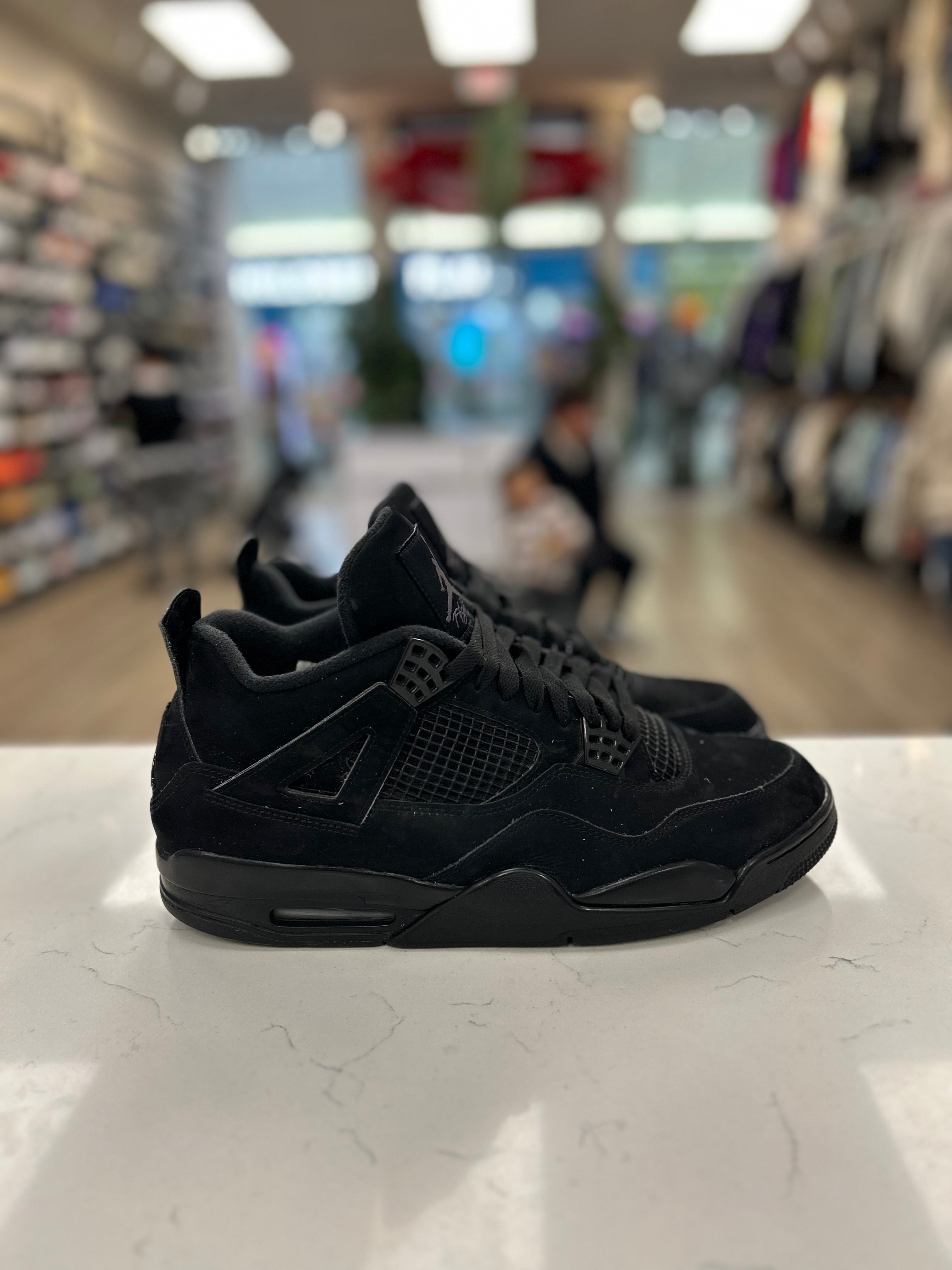 Jordan 4 Retro “Black Cat” Size 12M Preowned No Box