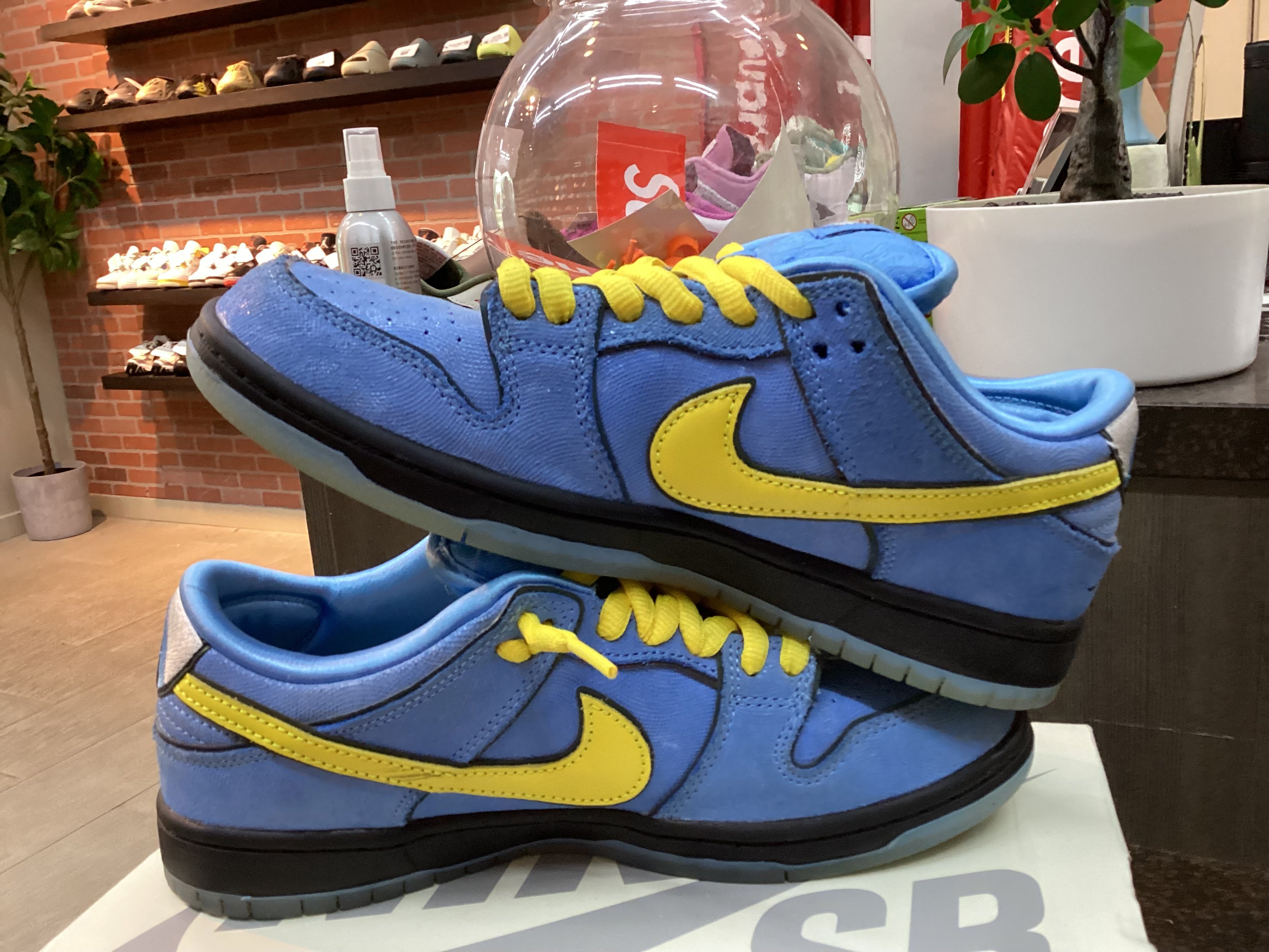 Nike Sb Dunk Low PowerPuff Girls “Bubbles” Size 6.5 Pre Owned