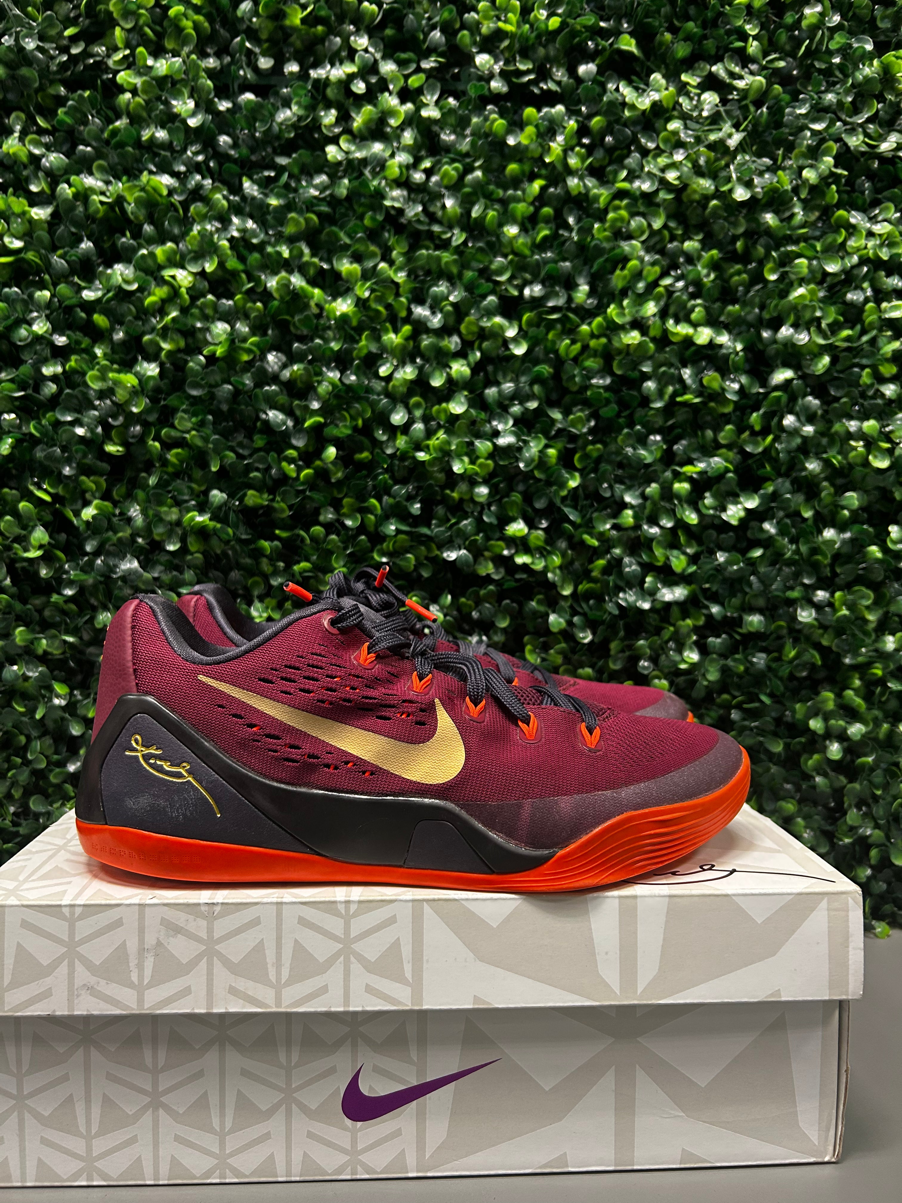Kobe 9 "Deep Garnet" Size 8.5 Preowned