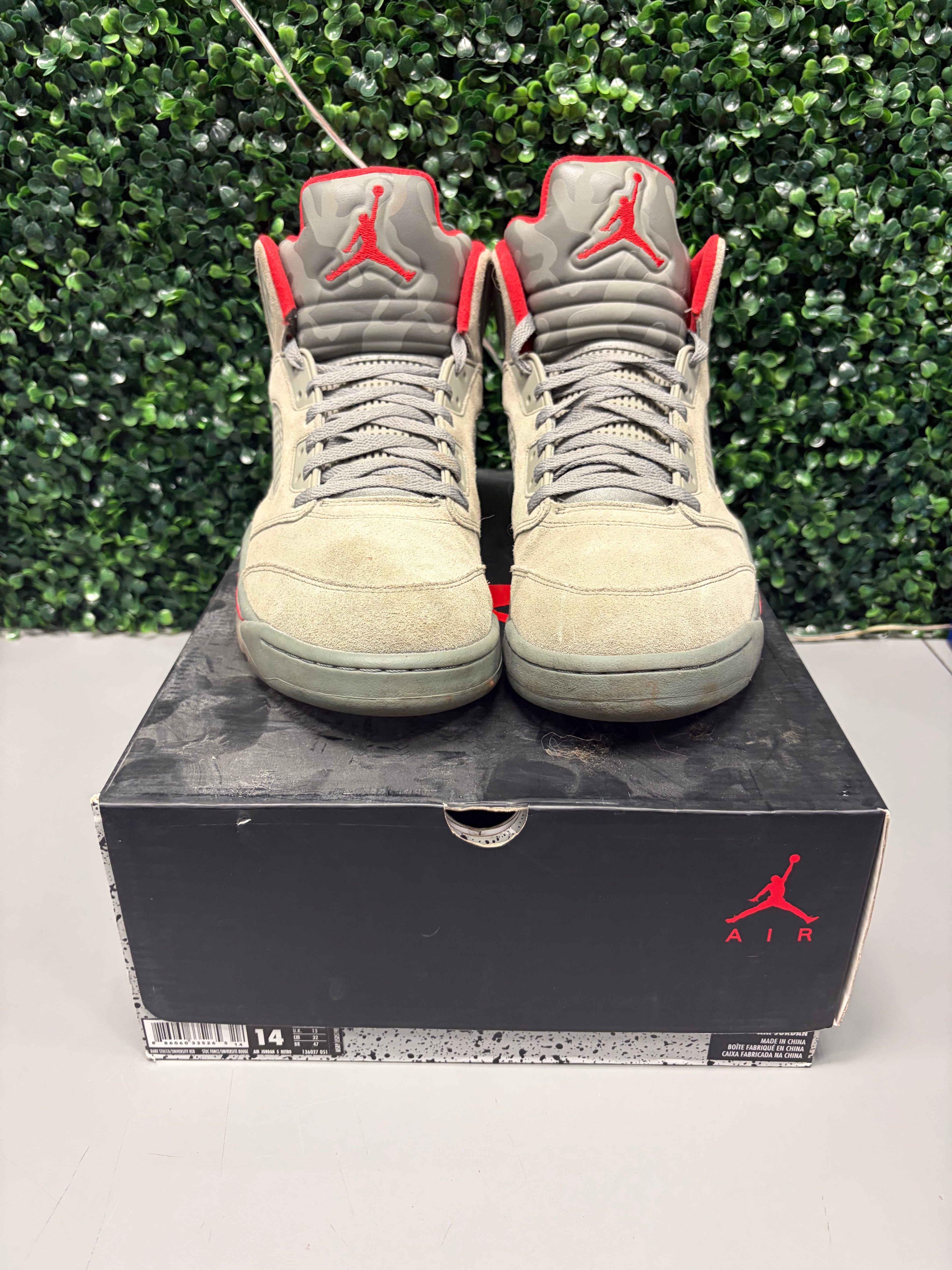 Jordan 5 Retro "P51 Camo" Size 14 Preowned