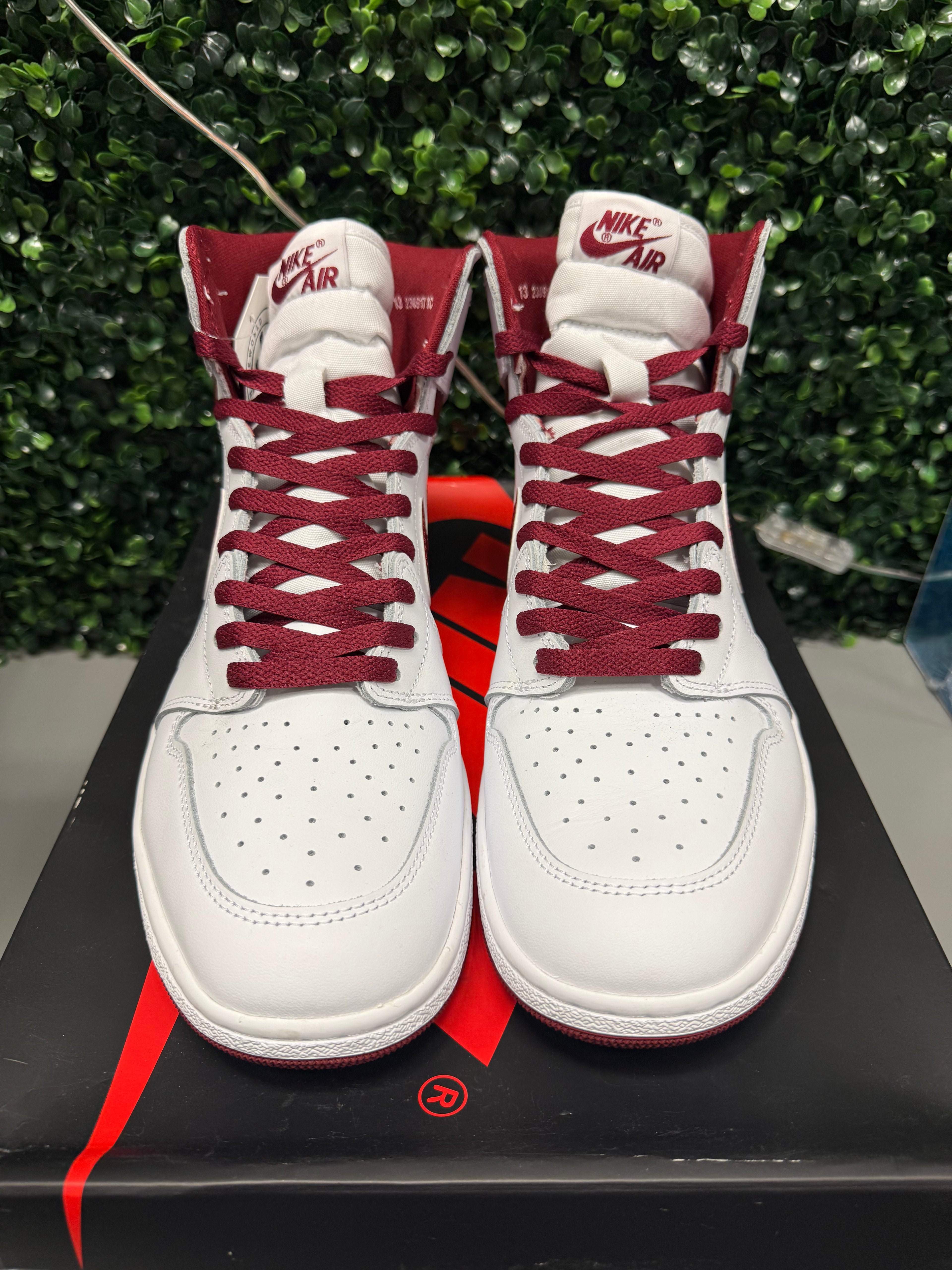 Jordan 1 High "Metallic Burgundy" Size 13 Tried On
