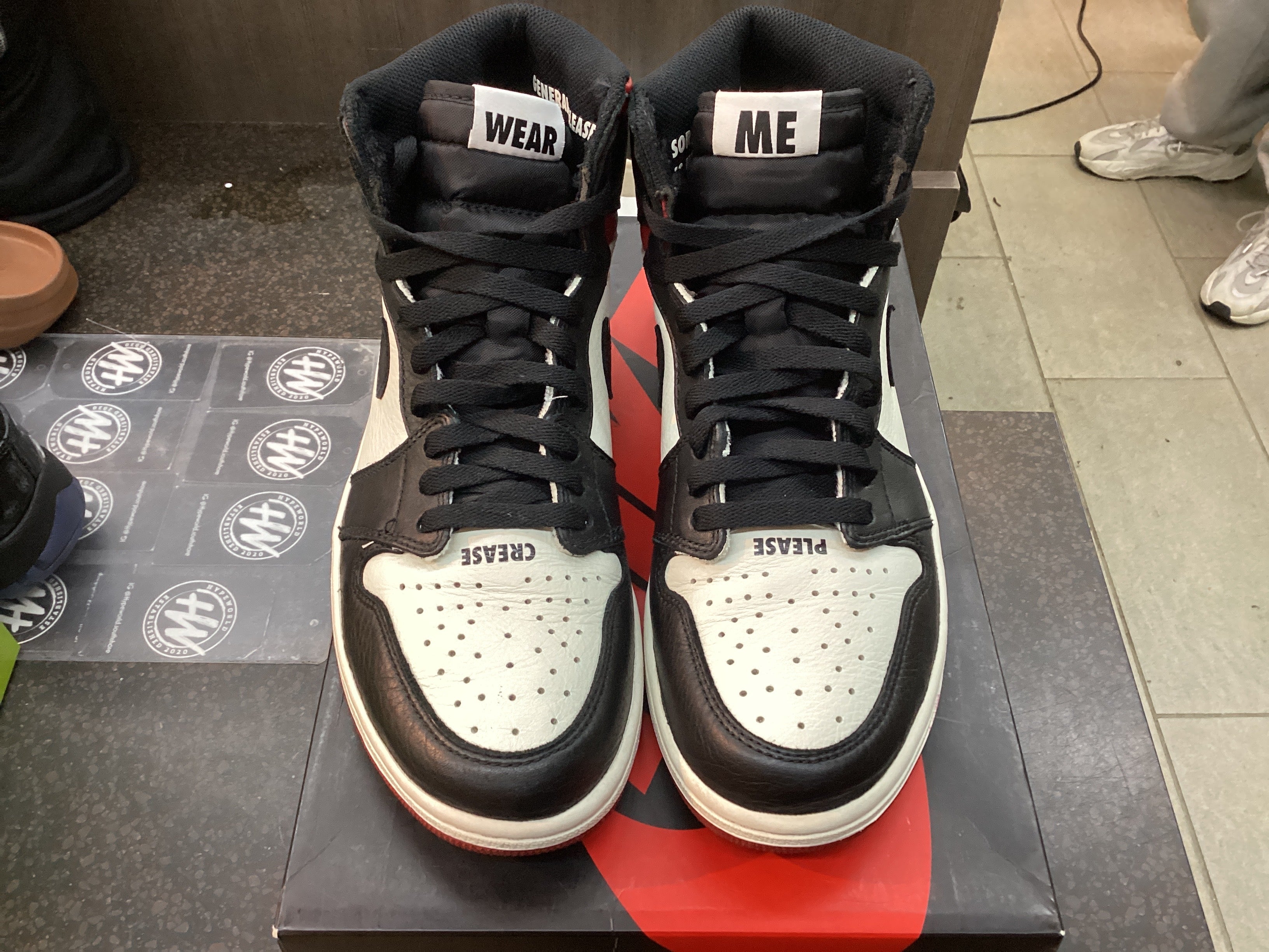 Jordan 1 High “Not For Resale Varsity Red” Preowned Size 10