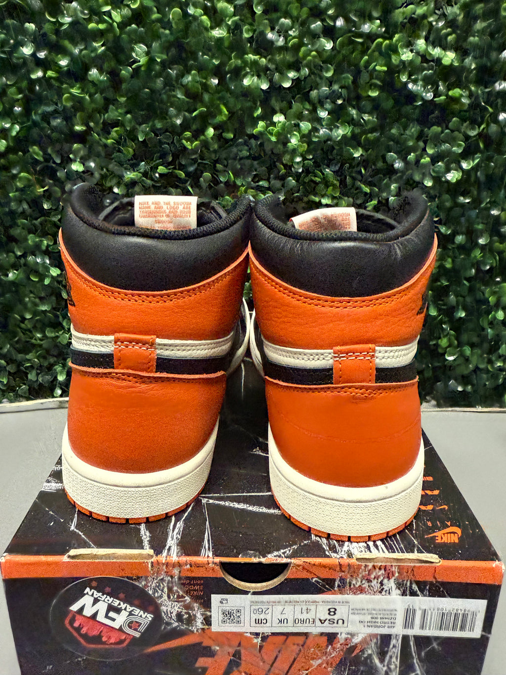 Jordan 1 High "Shattered Backboard" (2025) Size 8 Preowned
