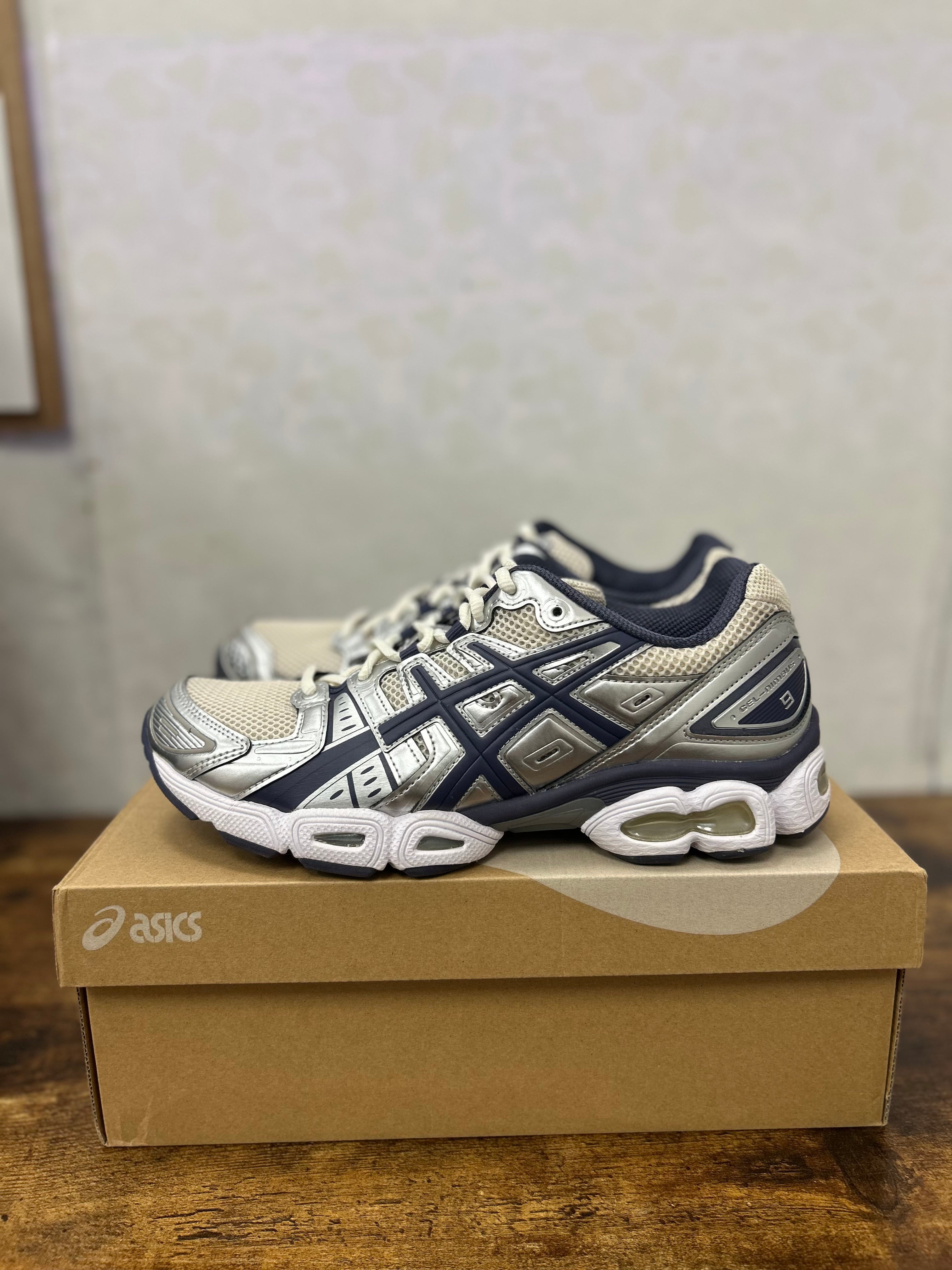 ASICS Gel-Nimbus 9 “Oatmeal Indigo Fog” Size 9.5M Preowned