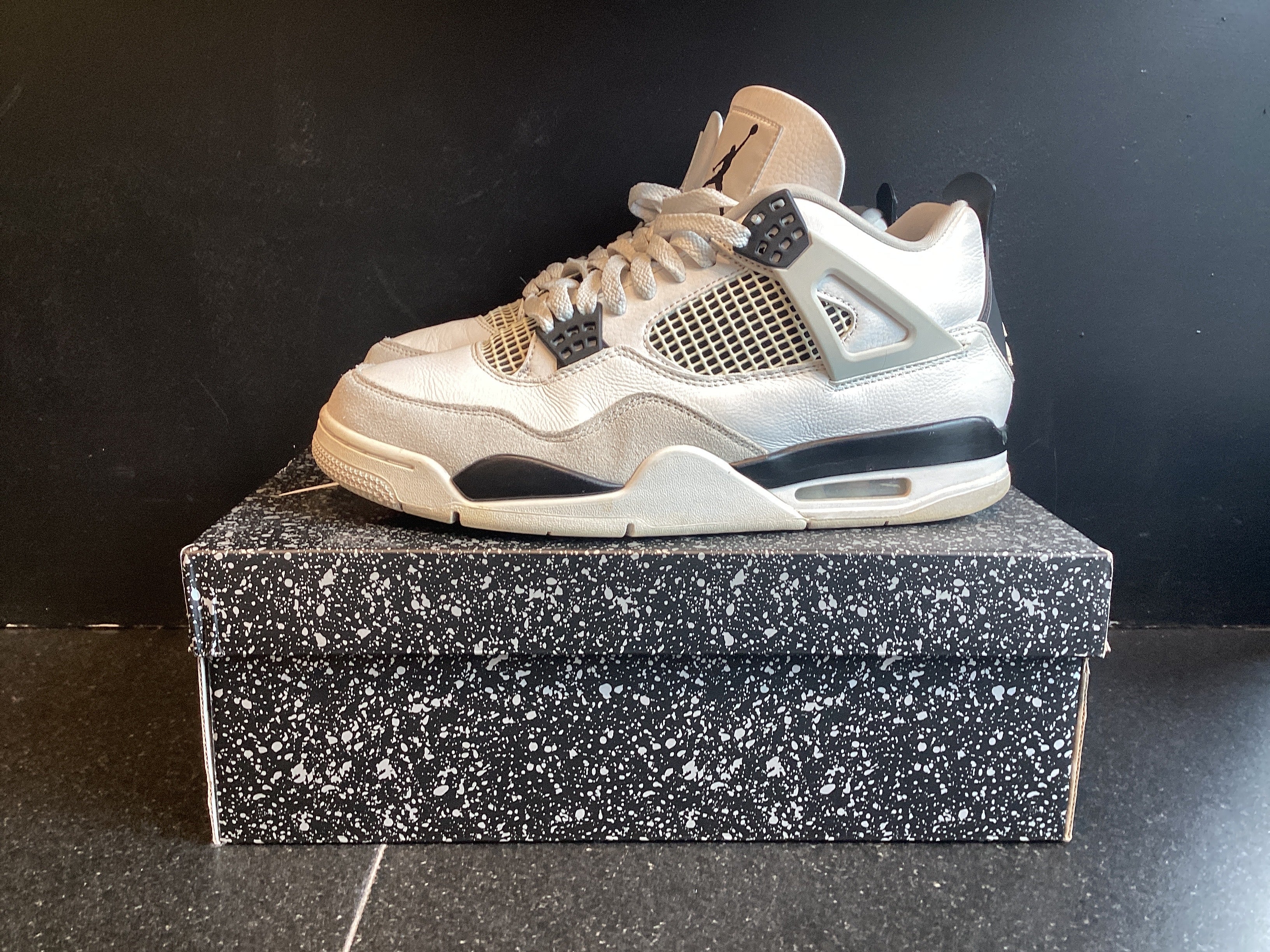 Jordan 4 “Military Black” Preowned Size 10.5
