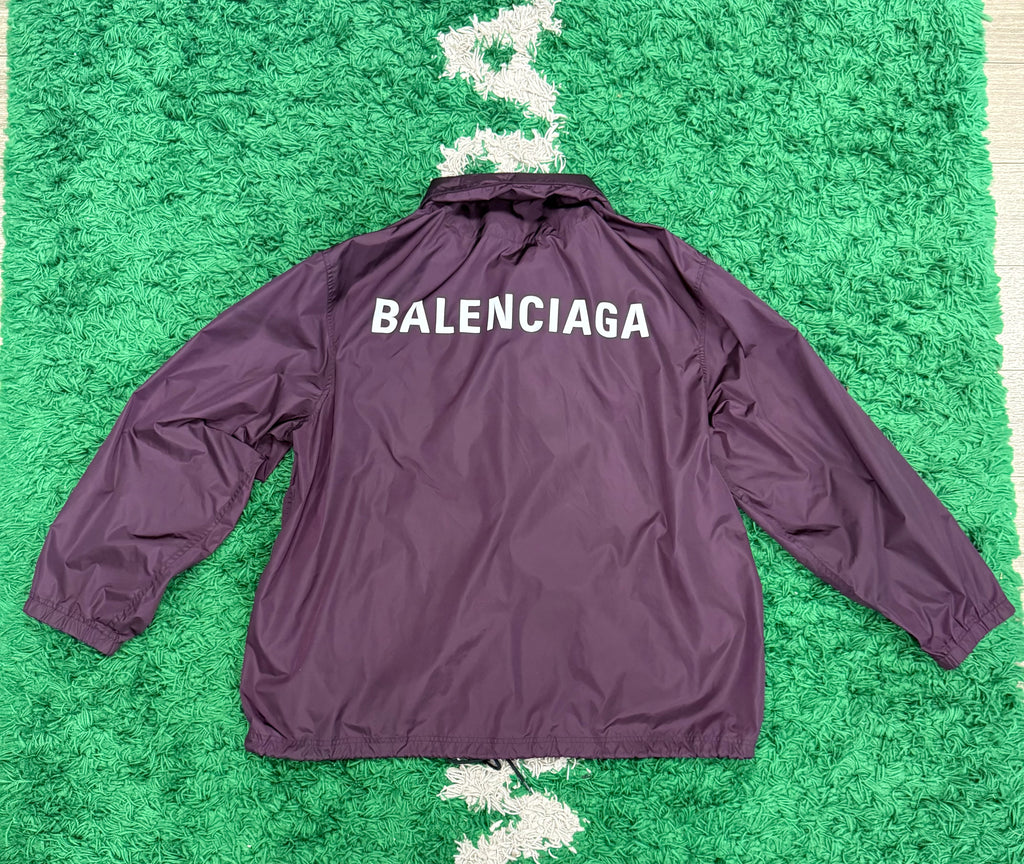 Balenciaga Track Jacket "Burgundy" Size 50 (Fits Like XL)