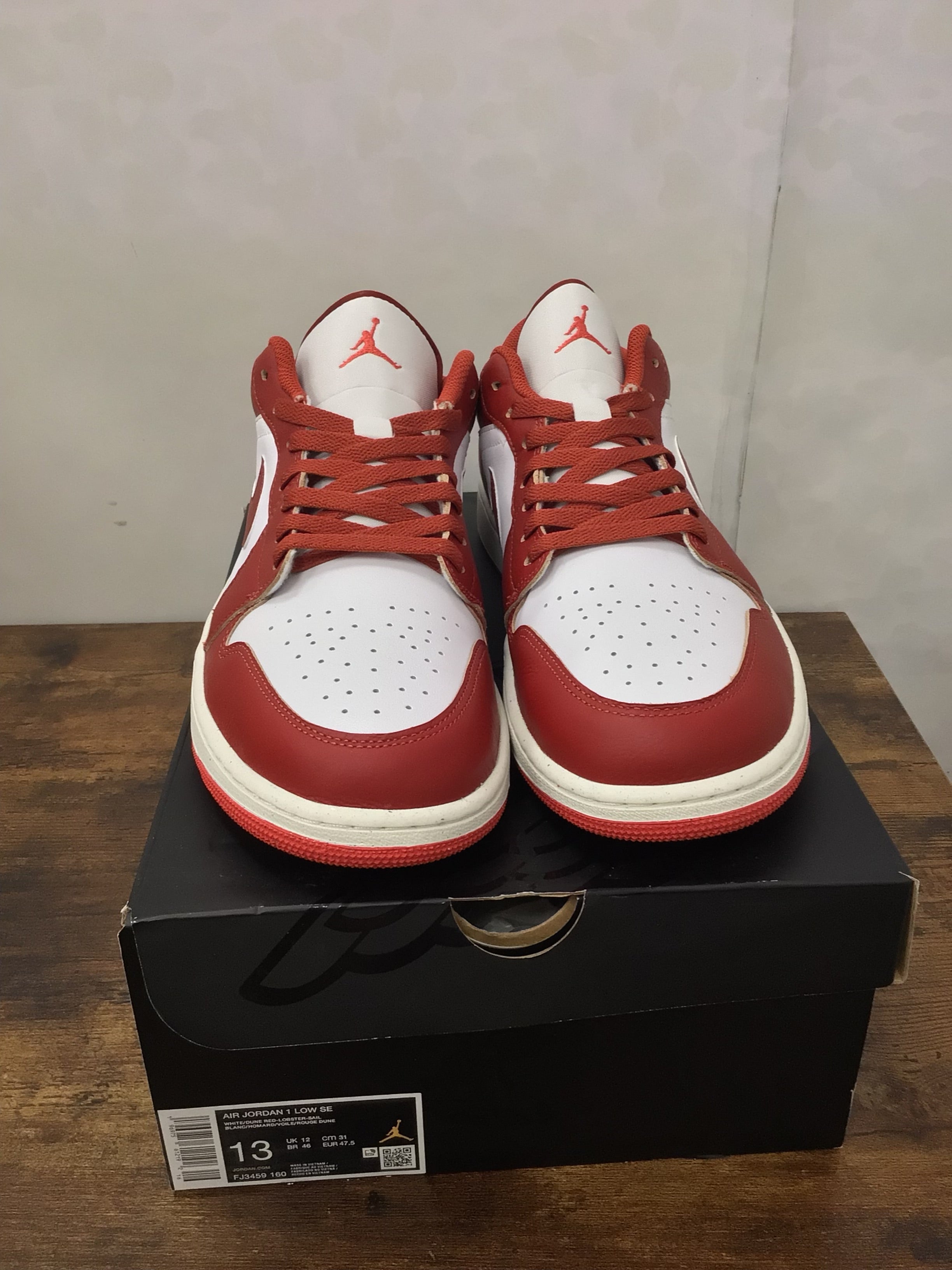 Jordan 1 Low SE “Dune Red” Size 13 Preowned