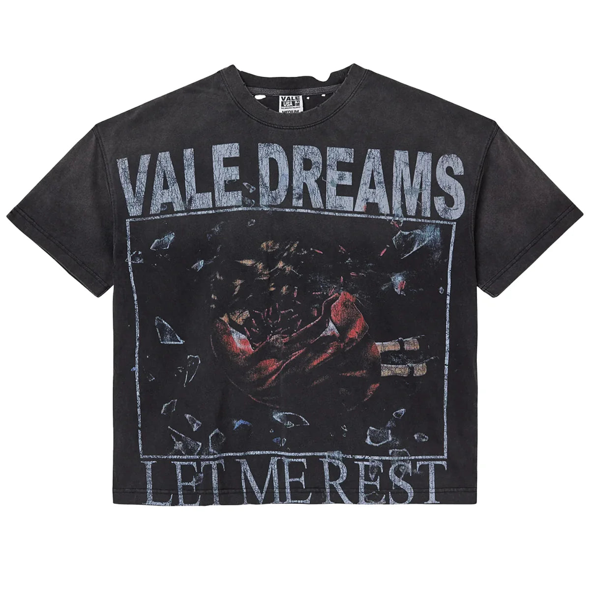Vale Forever Red Dress Tee Vintage Black