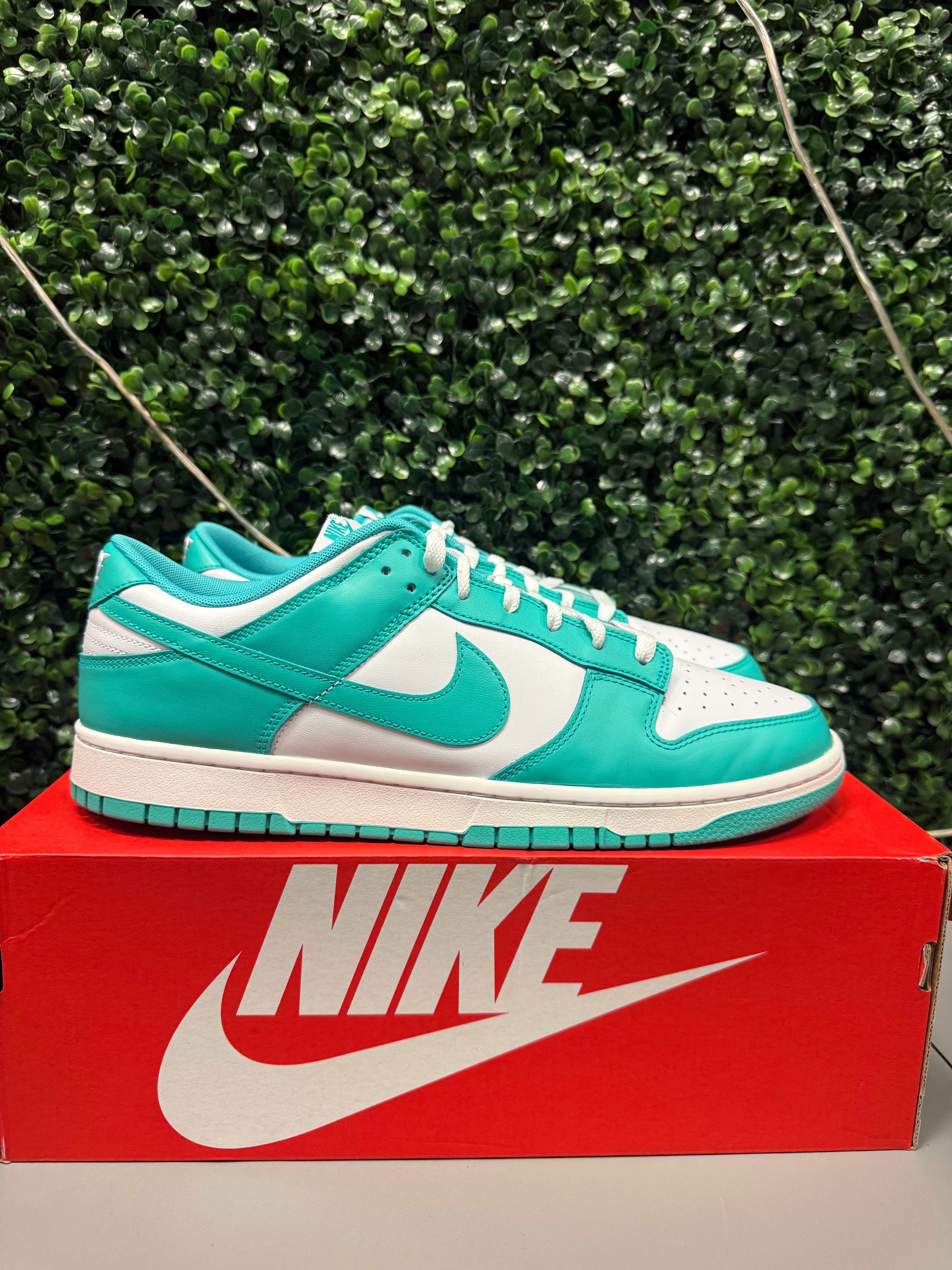 Nike Dunk Low “Clear Jade" Size 13 Preowned