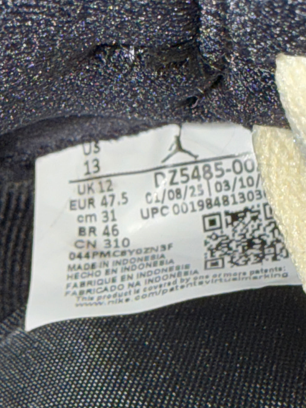 Jordan 1 High "Self Expression" Size 13 Preowned