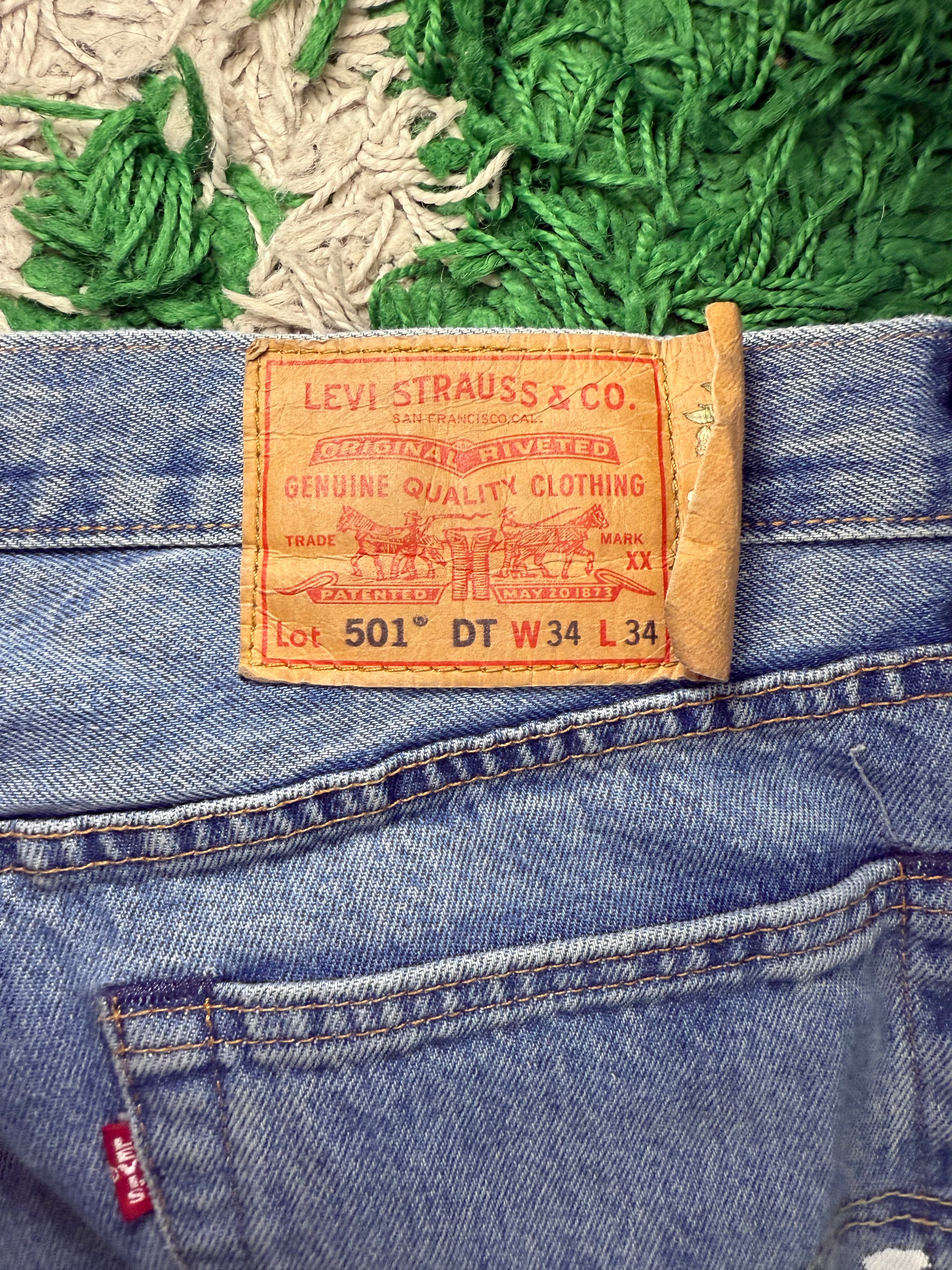 Denim Tears x Levi's Cotton Wreath Jean "Light Wash" (Lightly Worn)