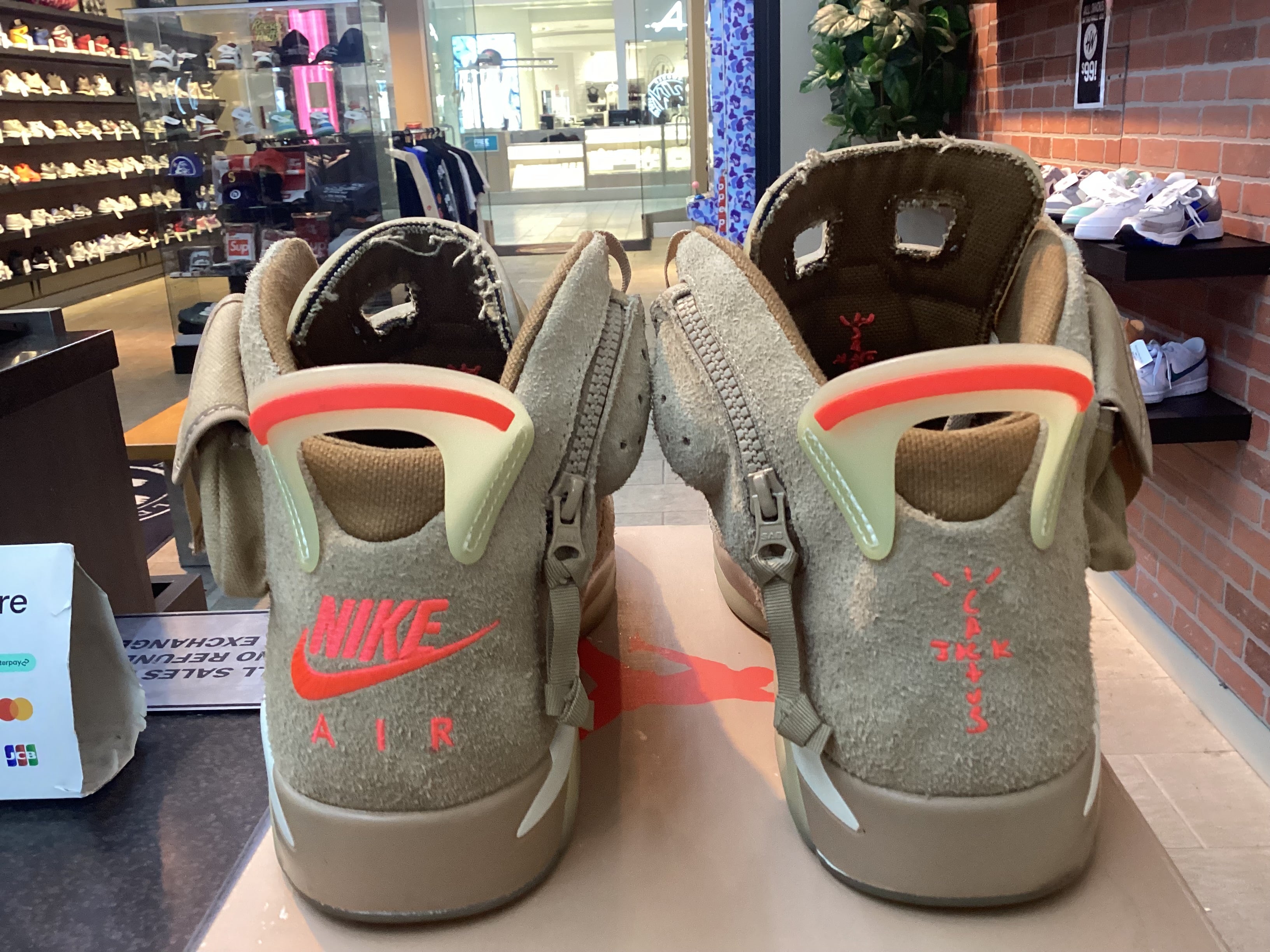 Jordan 6 “Travis Scott British Khaki” Size 13 Preowned