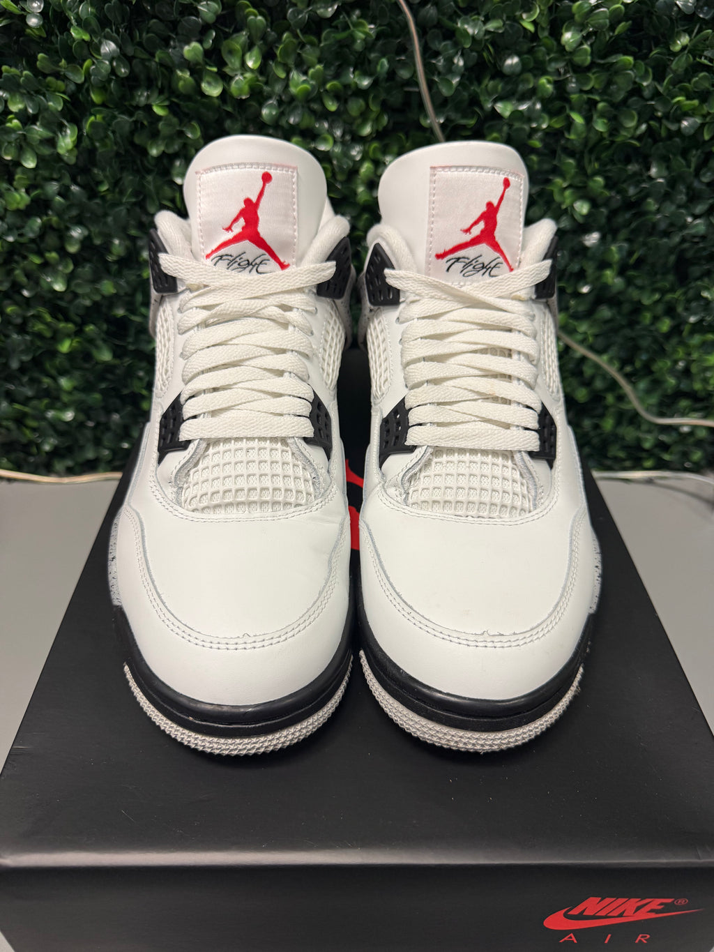 Jordan 4 "White Cement 2024" Size 9.5 Preowned