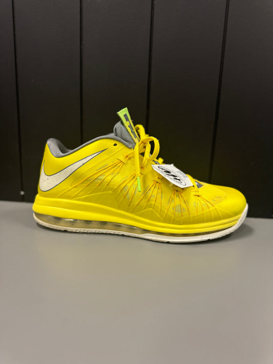 Nike Lebron X Low "Sonic Yellow" Size 12 Preowned