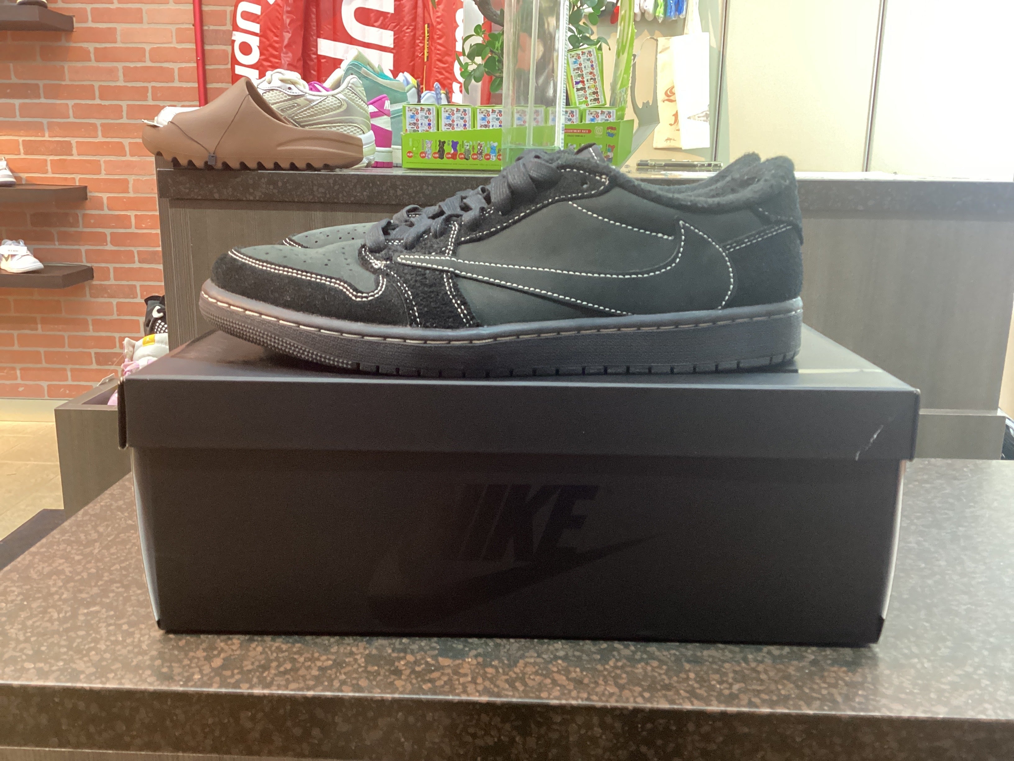 Jordan 1 Low Travis Scott “Black Phantom” Size 10.5 Preowned