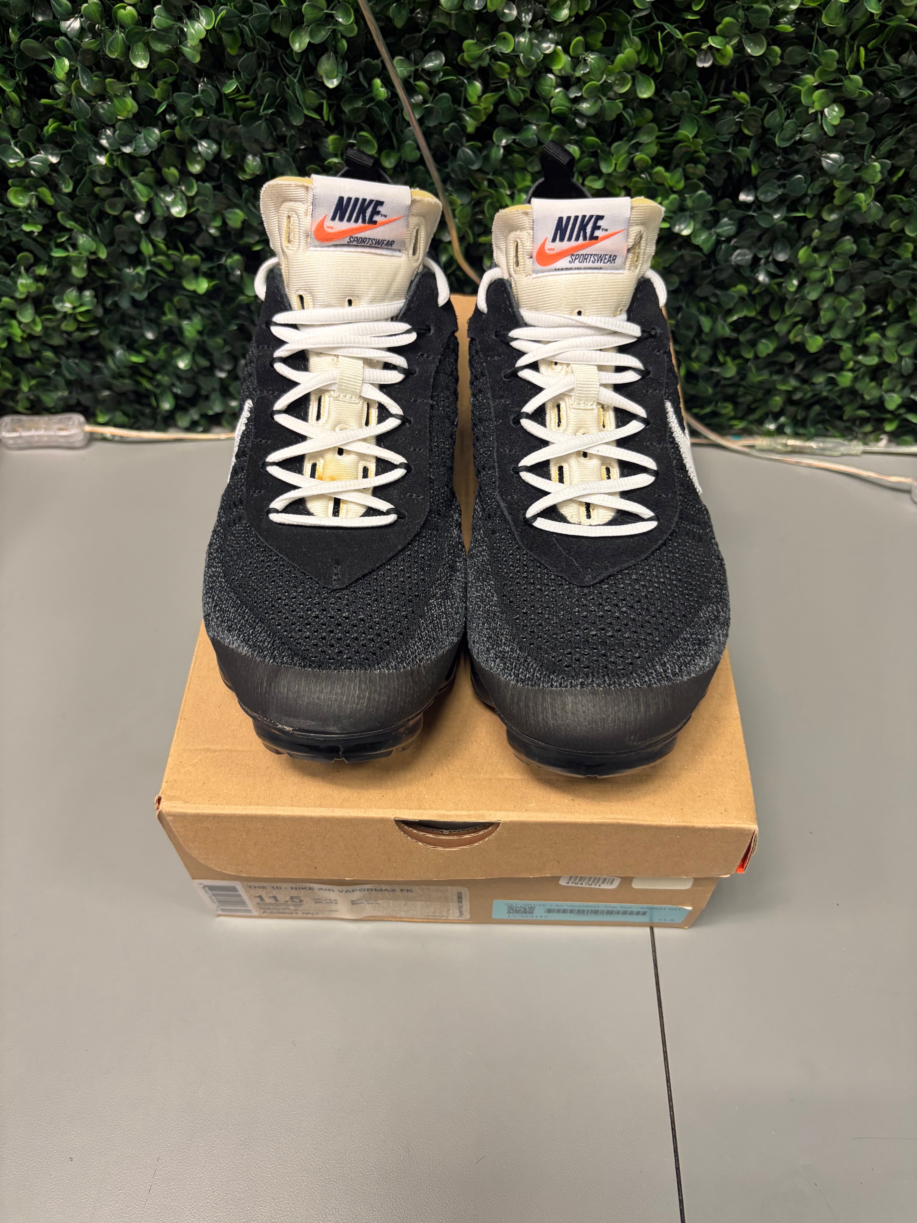 Nike Air VaporMax "Off-White" Size 11.5 Preowned