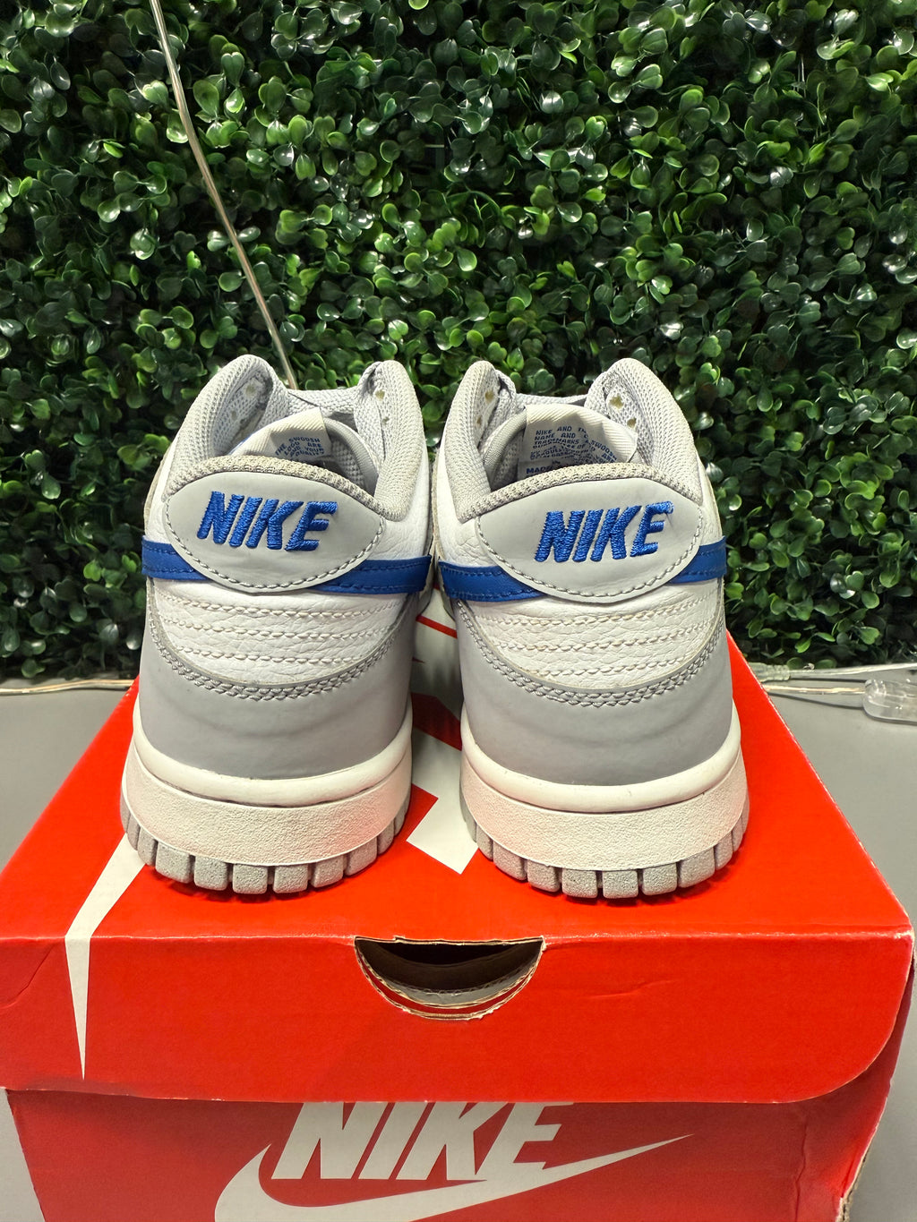 Nike Dunk Low "Wolf Grey Royal" Size 7Y / 8.5W Preowned
