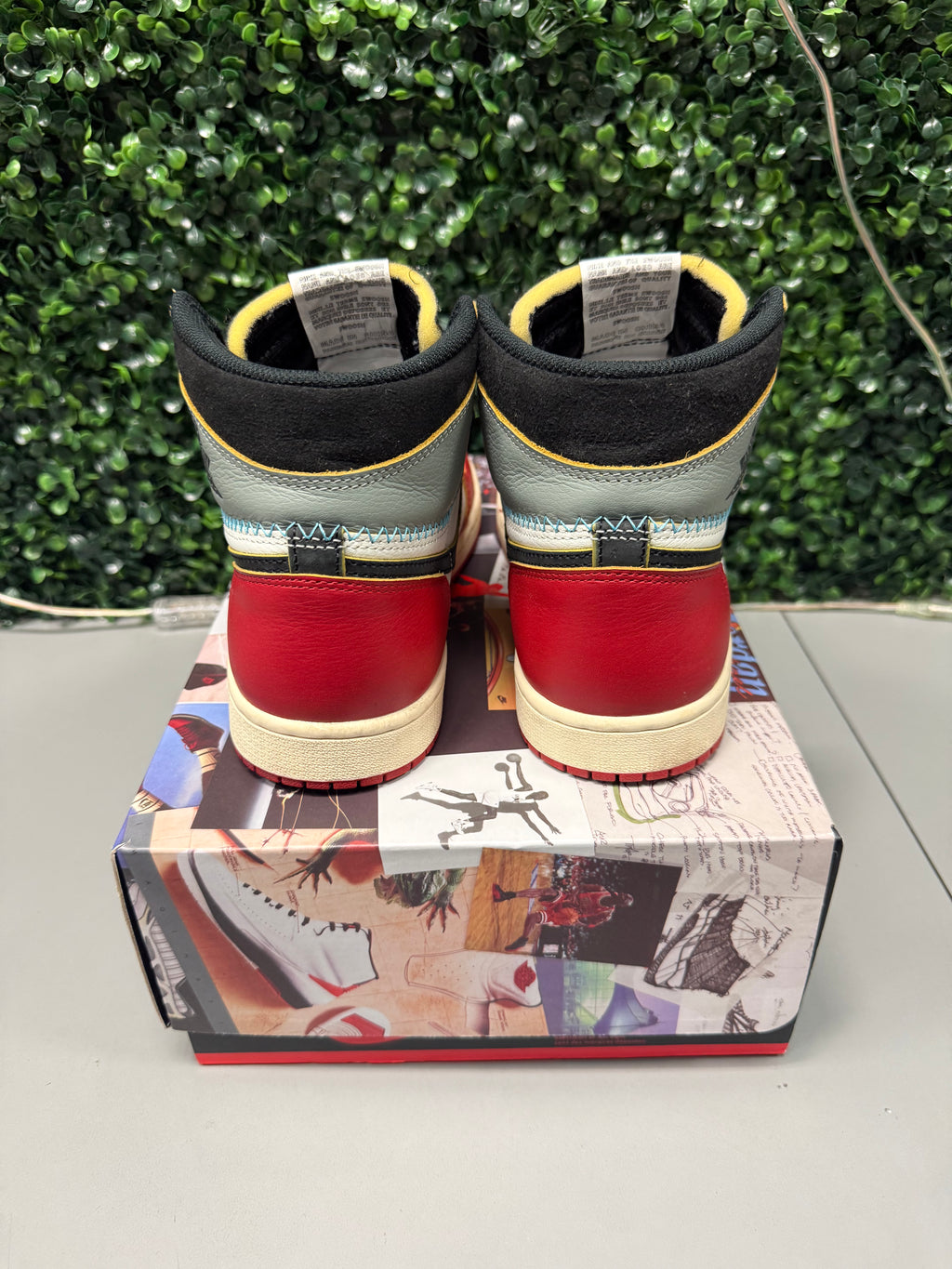 Jordan 1 High X Union "Chicago Shadow" Size 8.5 Preowned