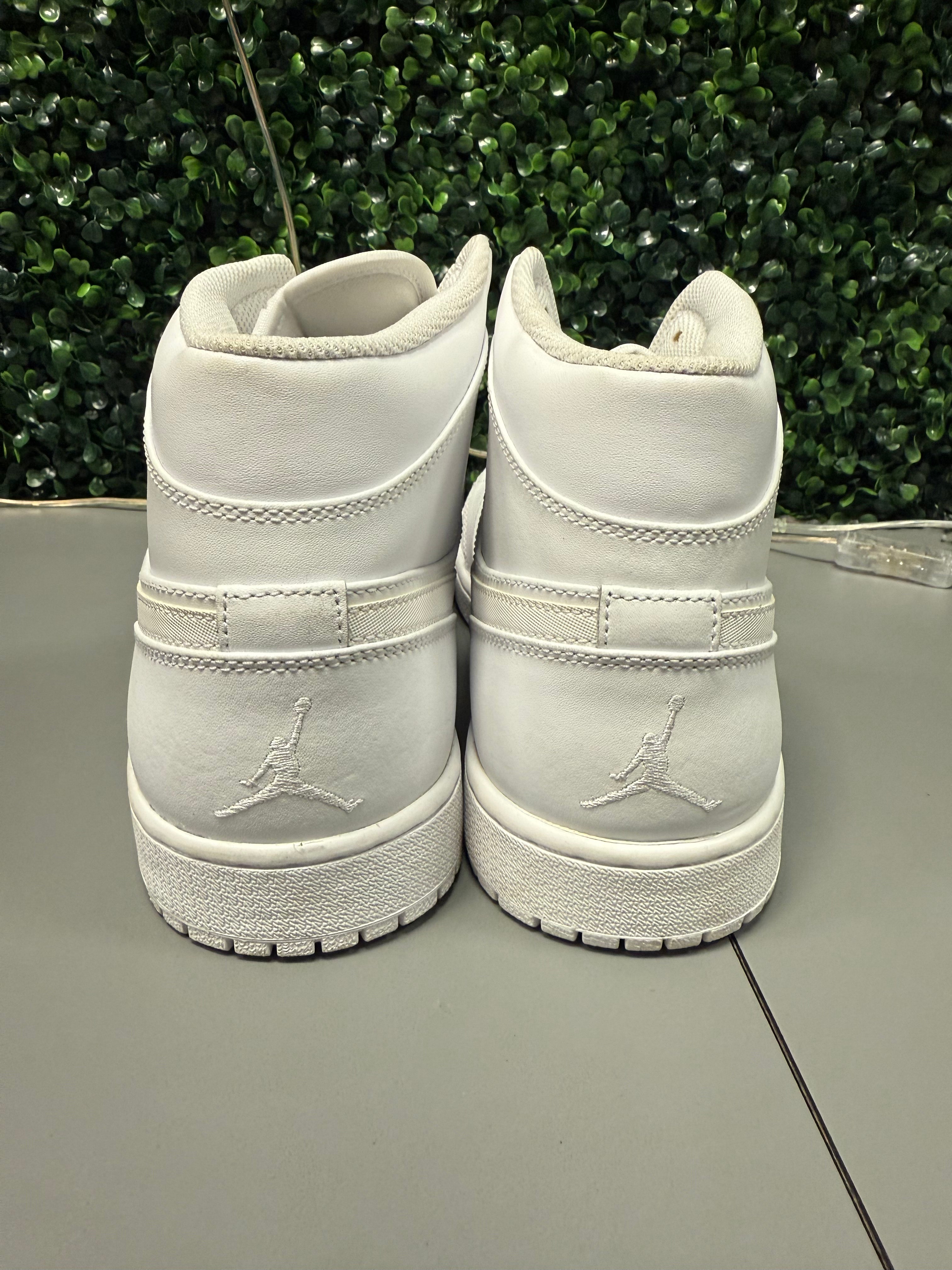 Jordan 1 Mid "Triple White" Size 13 Preowned