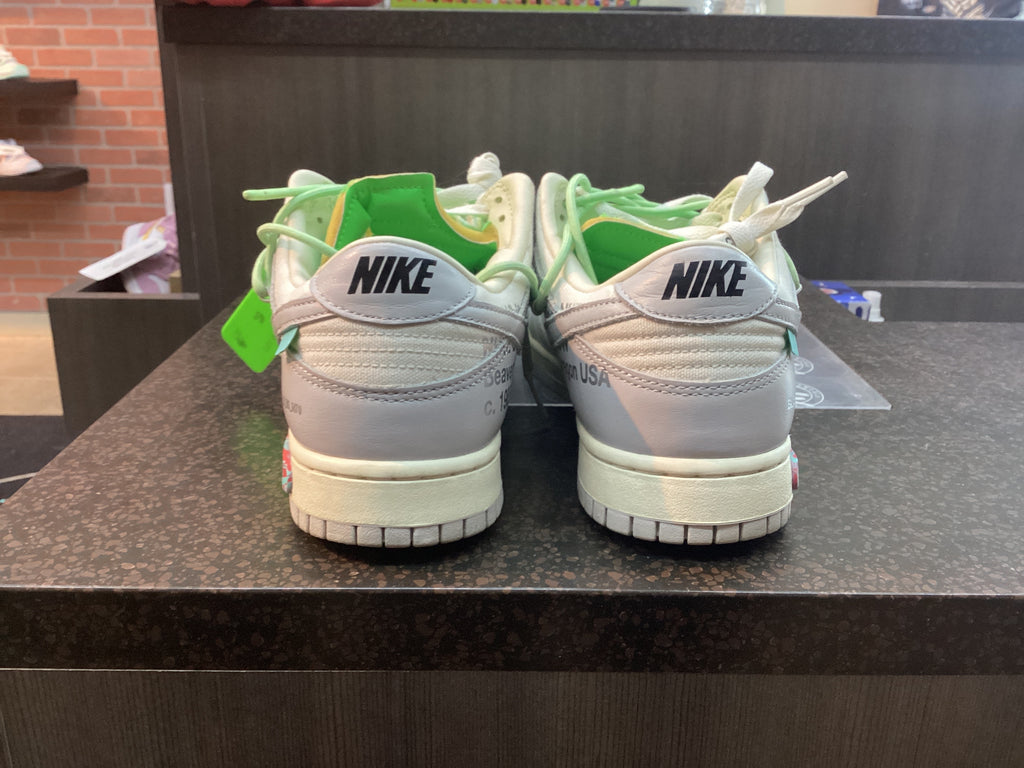 Nike Dunk Low “Off White Lot 7” size 10 Pre Owned No Box