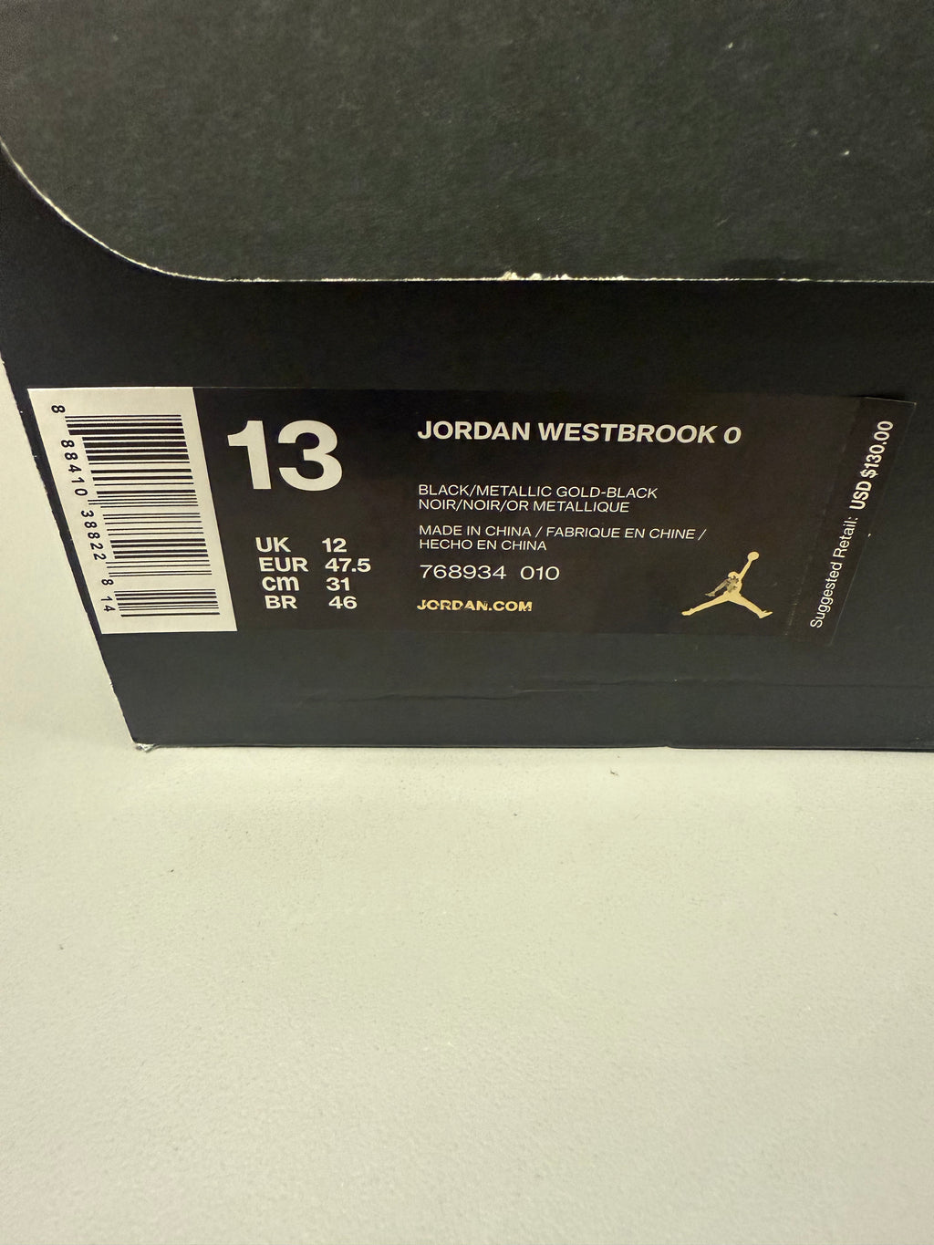 Jordan Westbrook 0 "Black" Size 13 Tried On
