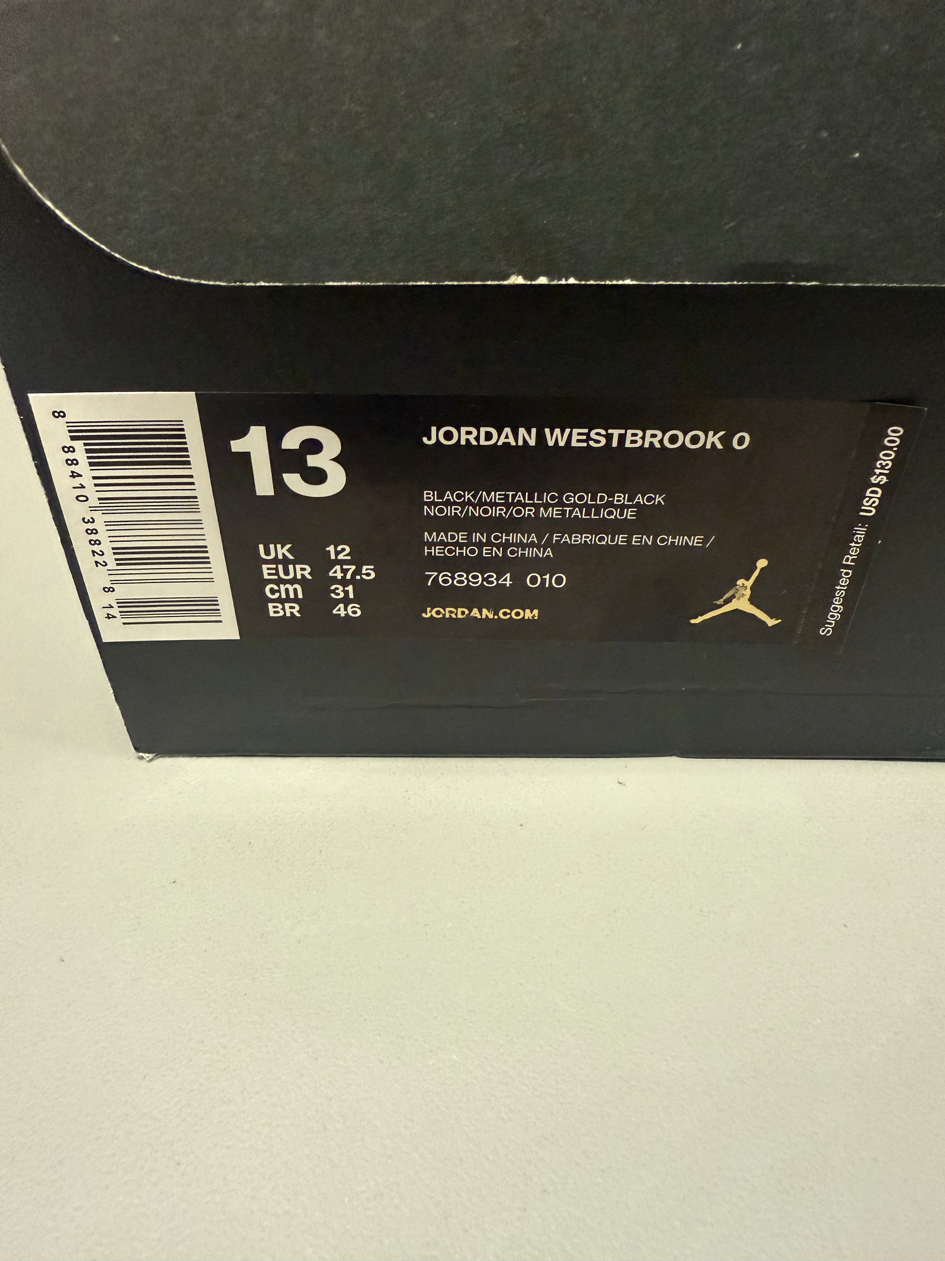 Jordan Westbrook 0 "Black" Size 13 Tried On