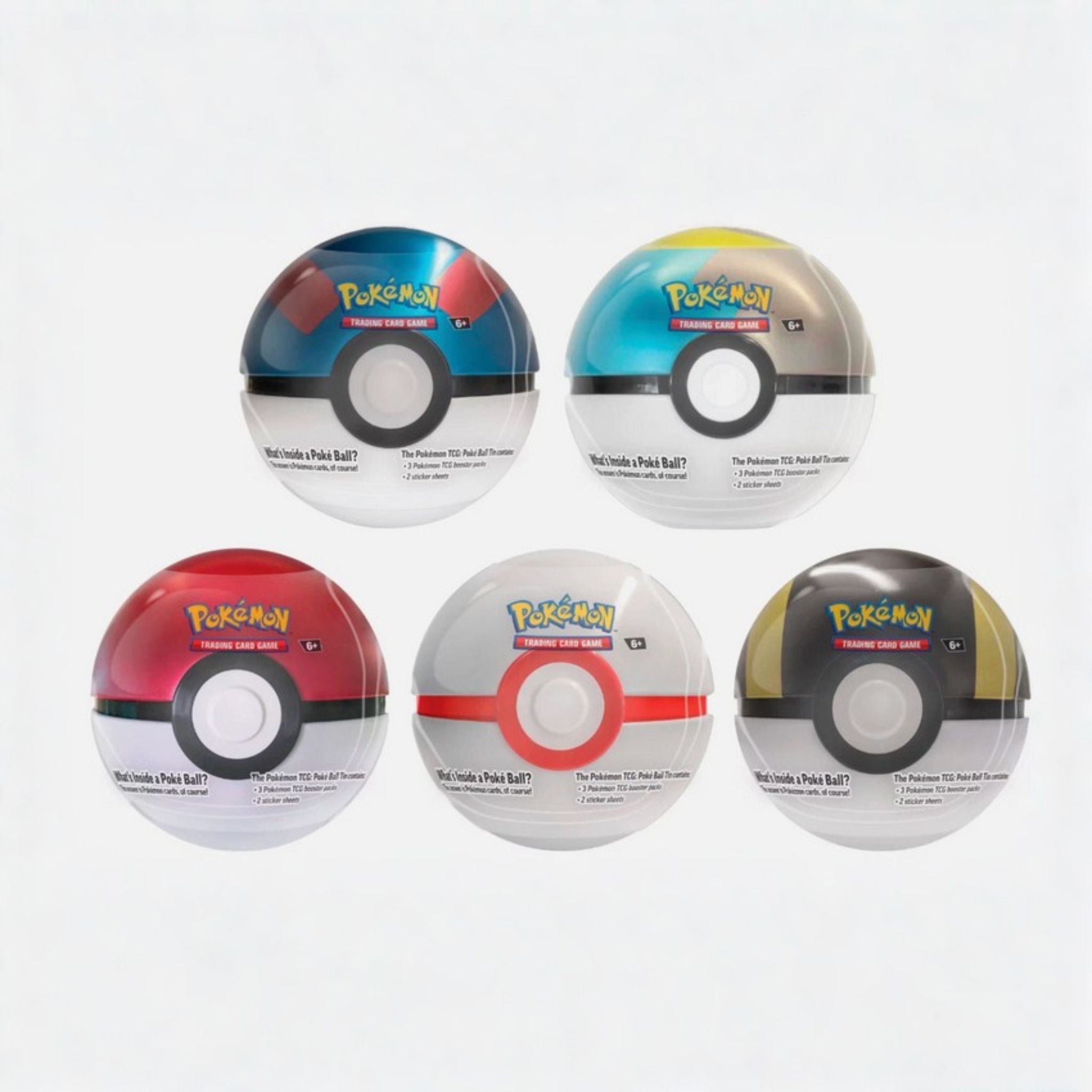 Pokemon - Poke Ball Tin - Poke Ball - Miscellaneous Cards & Products  (Pokeball Color May Vary)