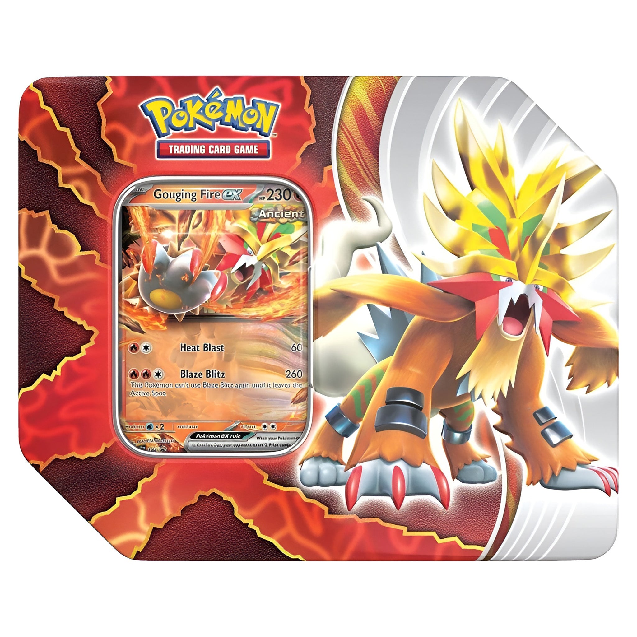 Pokemon Paradox Destinies Tin [Gouging Fire ex] - Miscellaneous Cards & Products