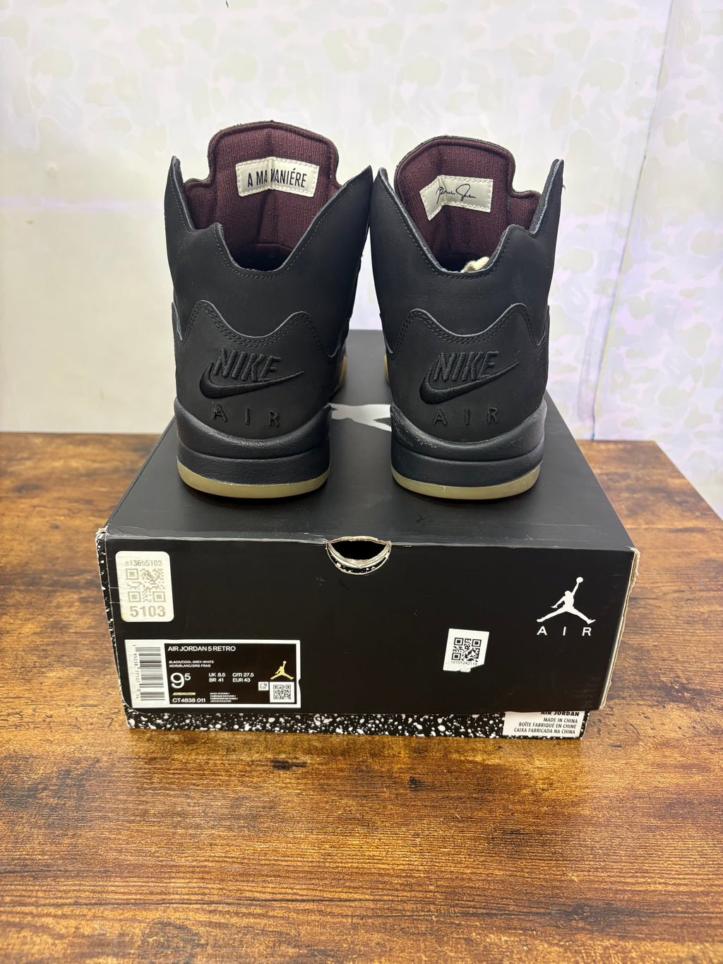 Jordan 5 AMM “Dusk” Preowned Size 9.5