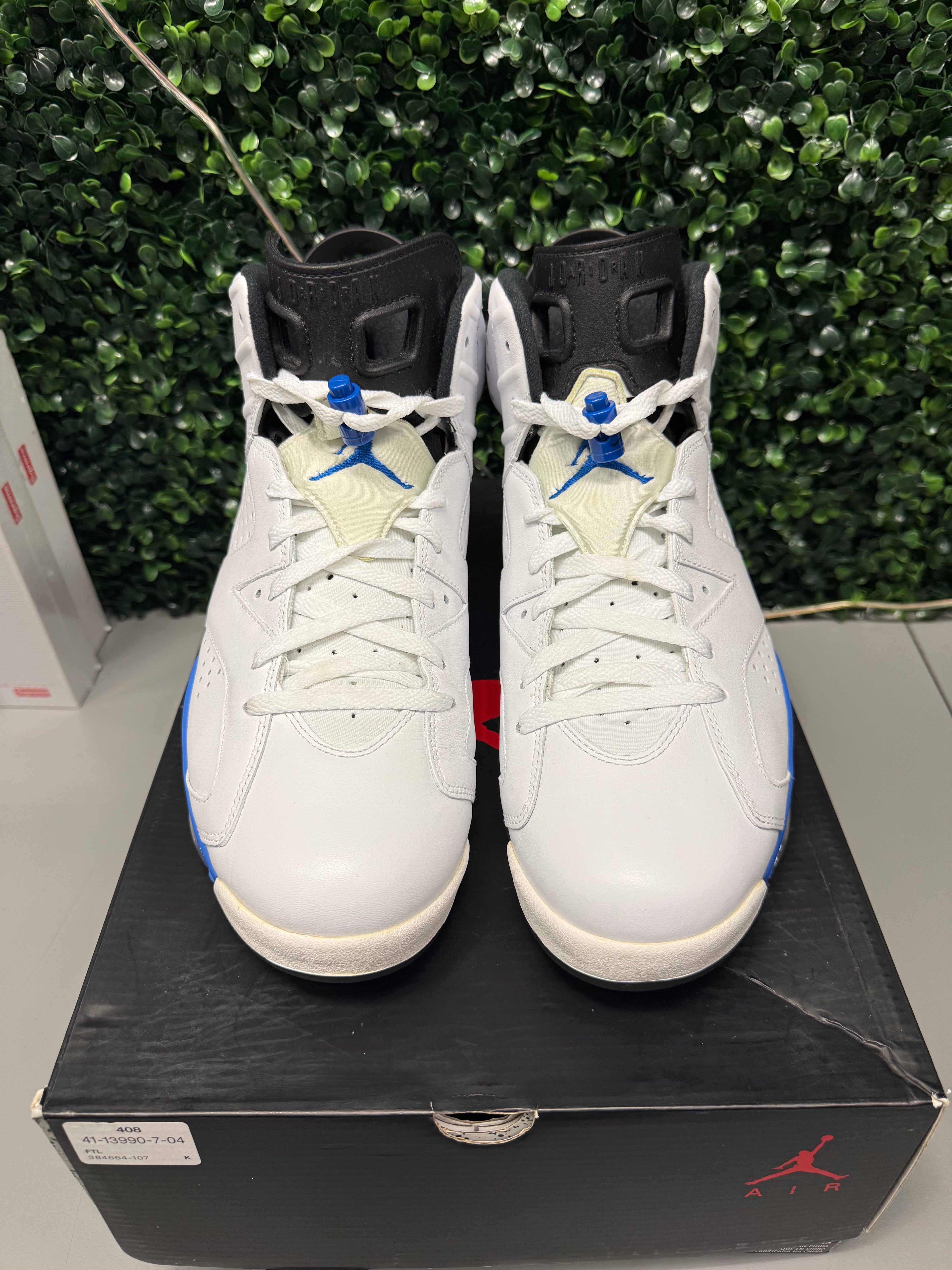 Jordan 6 "Sport Blue" Size 12 Preowned