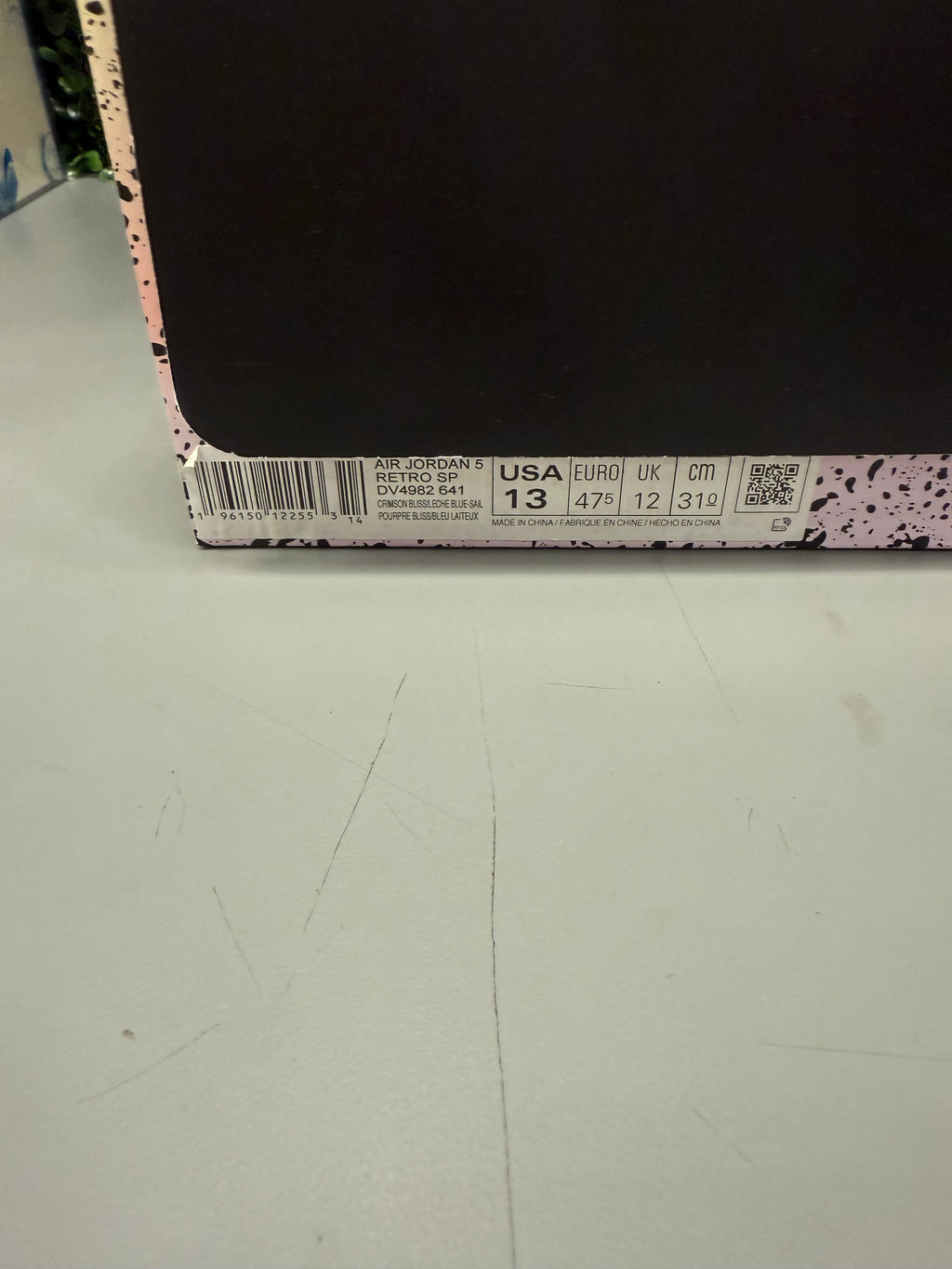 Jordan 5 X DJ Khaled "Crimson Bliss" Size 13 Tried On