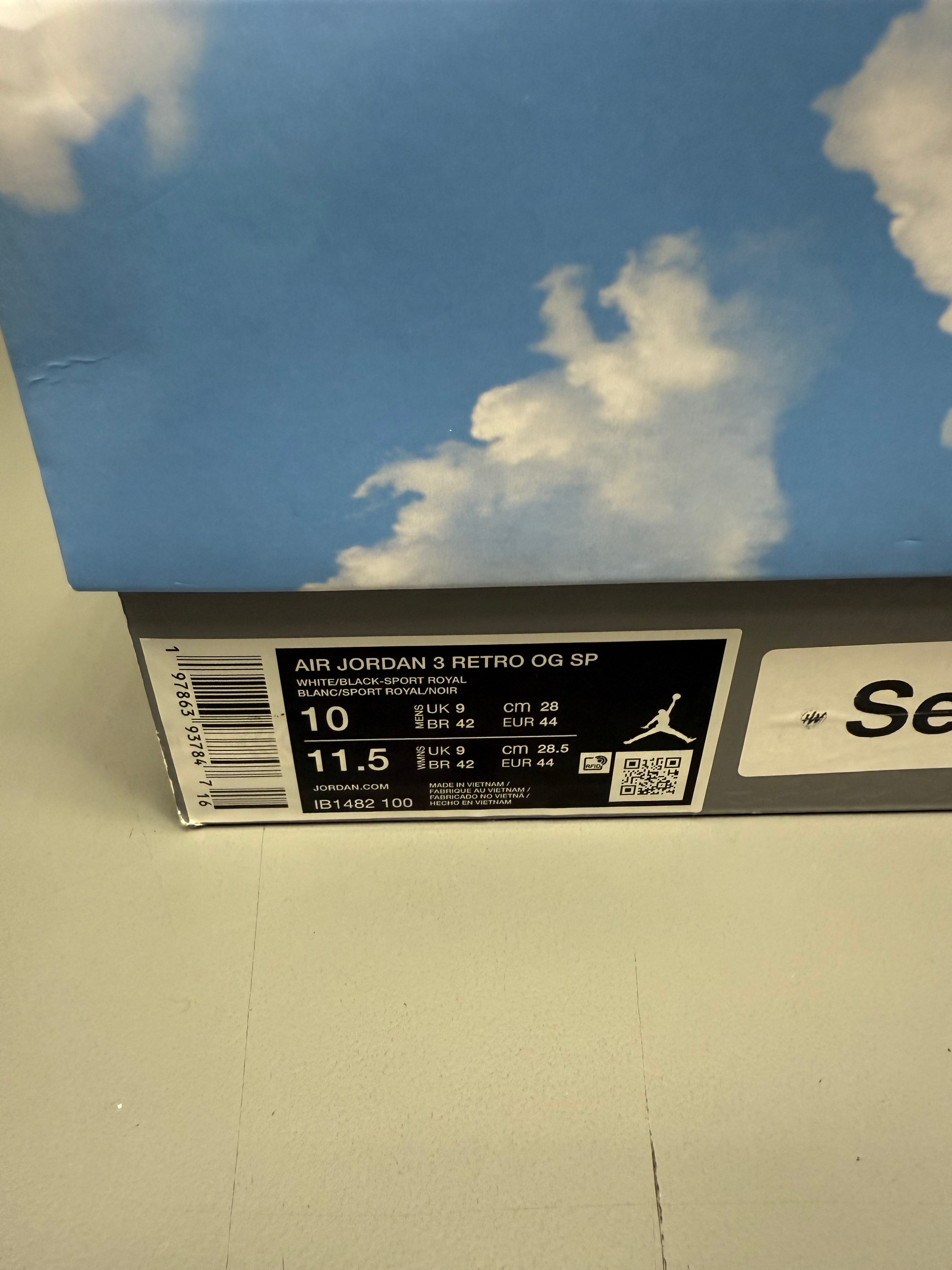 Jordan 3 "Seoul 2.0" Size 10 Preowned