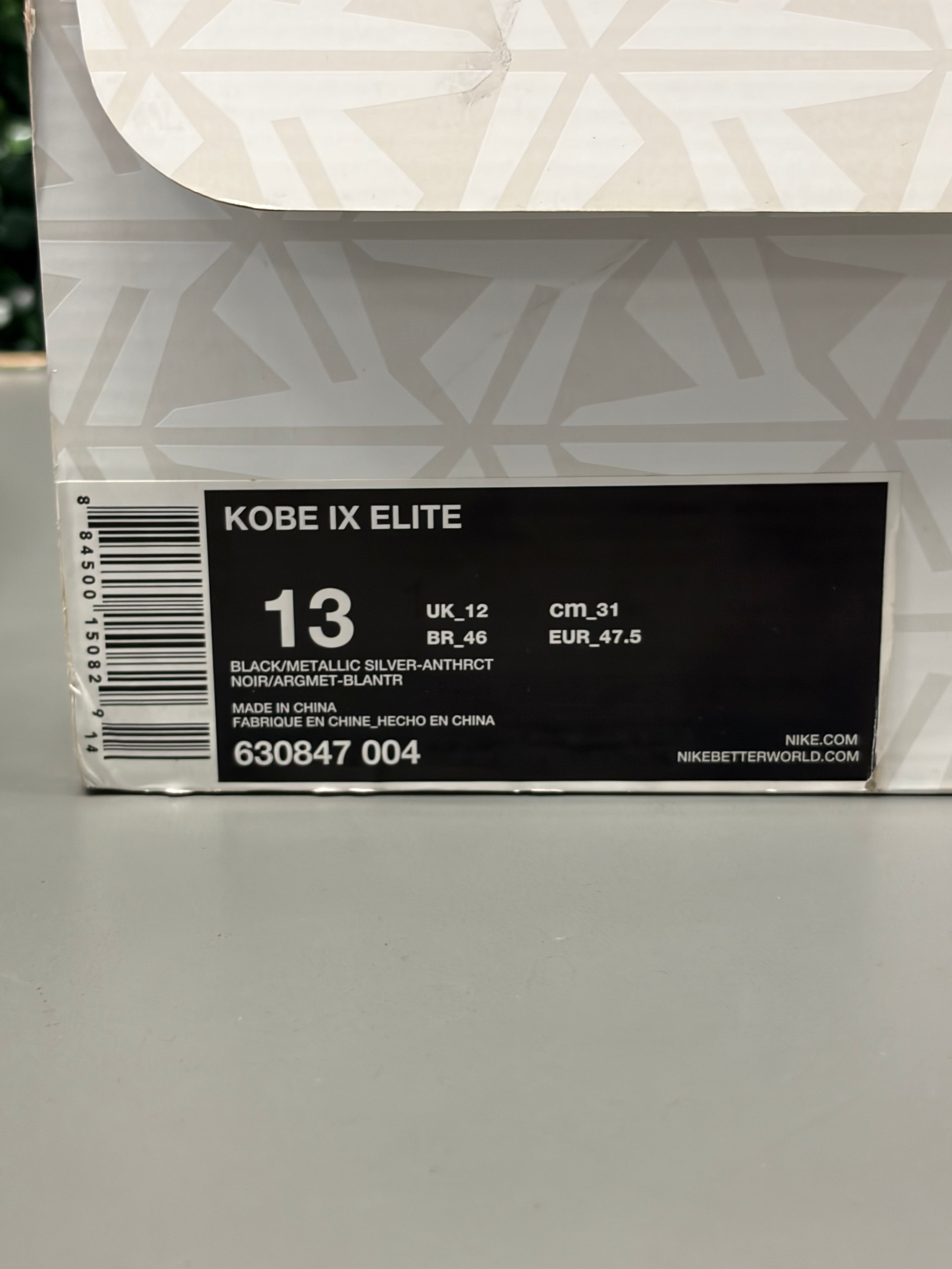 Nike Kobe 9 Elite "Inspiration" Size 13 Preowned
